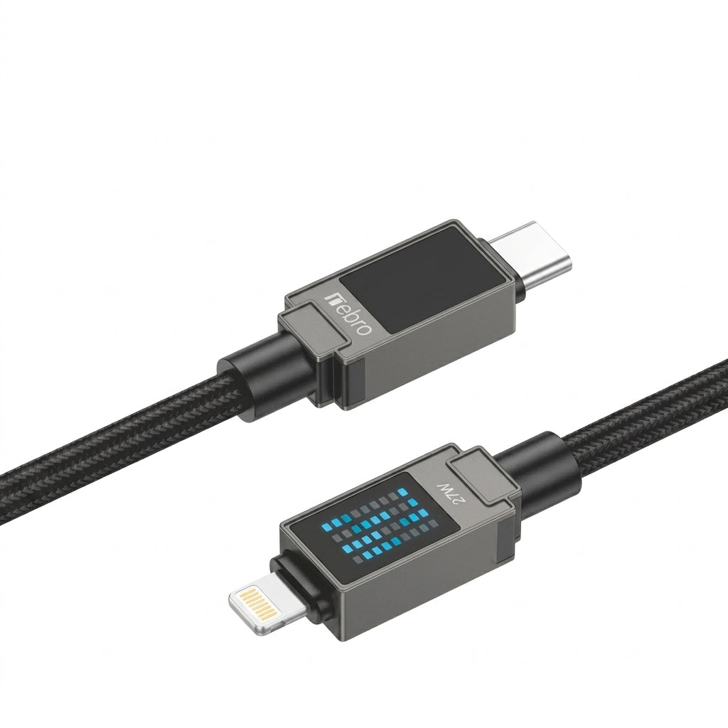 Cable Lightning Carga Ultra Rápida NEBRO WD311TL 27W PD Compatible