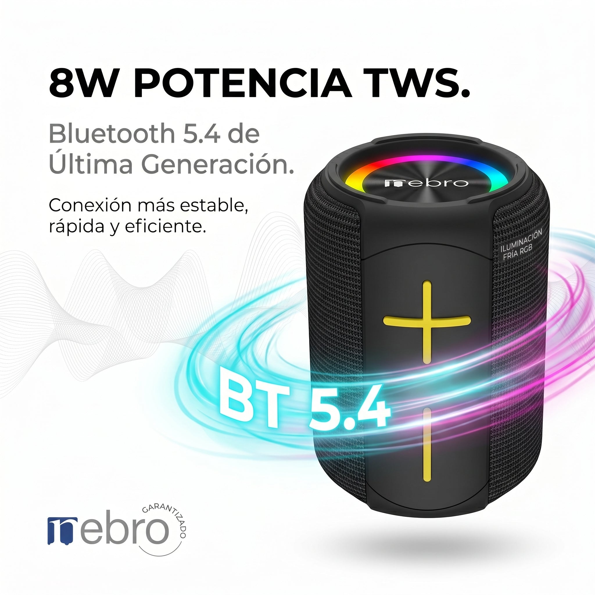 Bocina Bluetooth TWS NEBRO WG134 Bluetooth 54 8W - Imagen 2