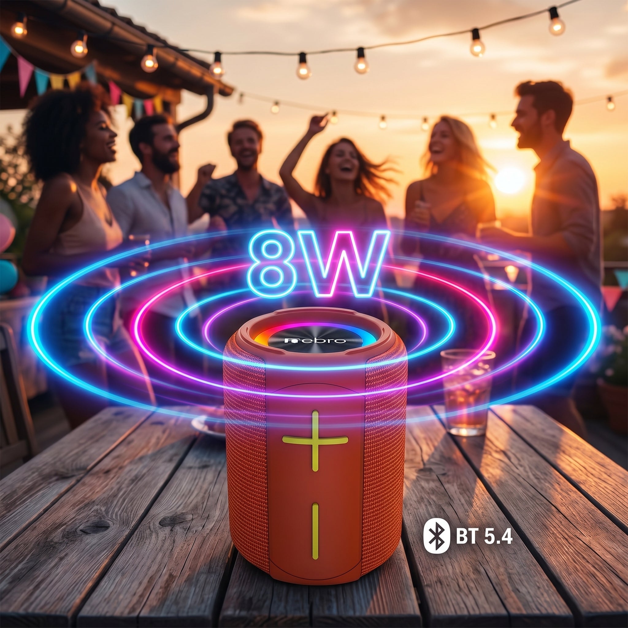 Bocina Bluetooth TWS NEBRO WG134 Bluetooth 54 8W - Imagen 4