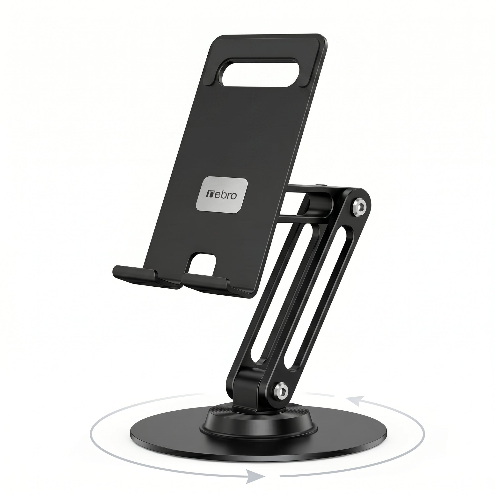 Soporte para Celular y Tablet Nebro WAT-094 Base Ajustable de Aluminio Altura Regulable Compatible con Todos los Dispositivos de 4 a 12 Pulgadas