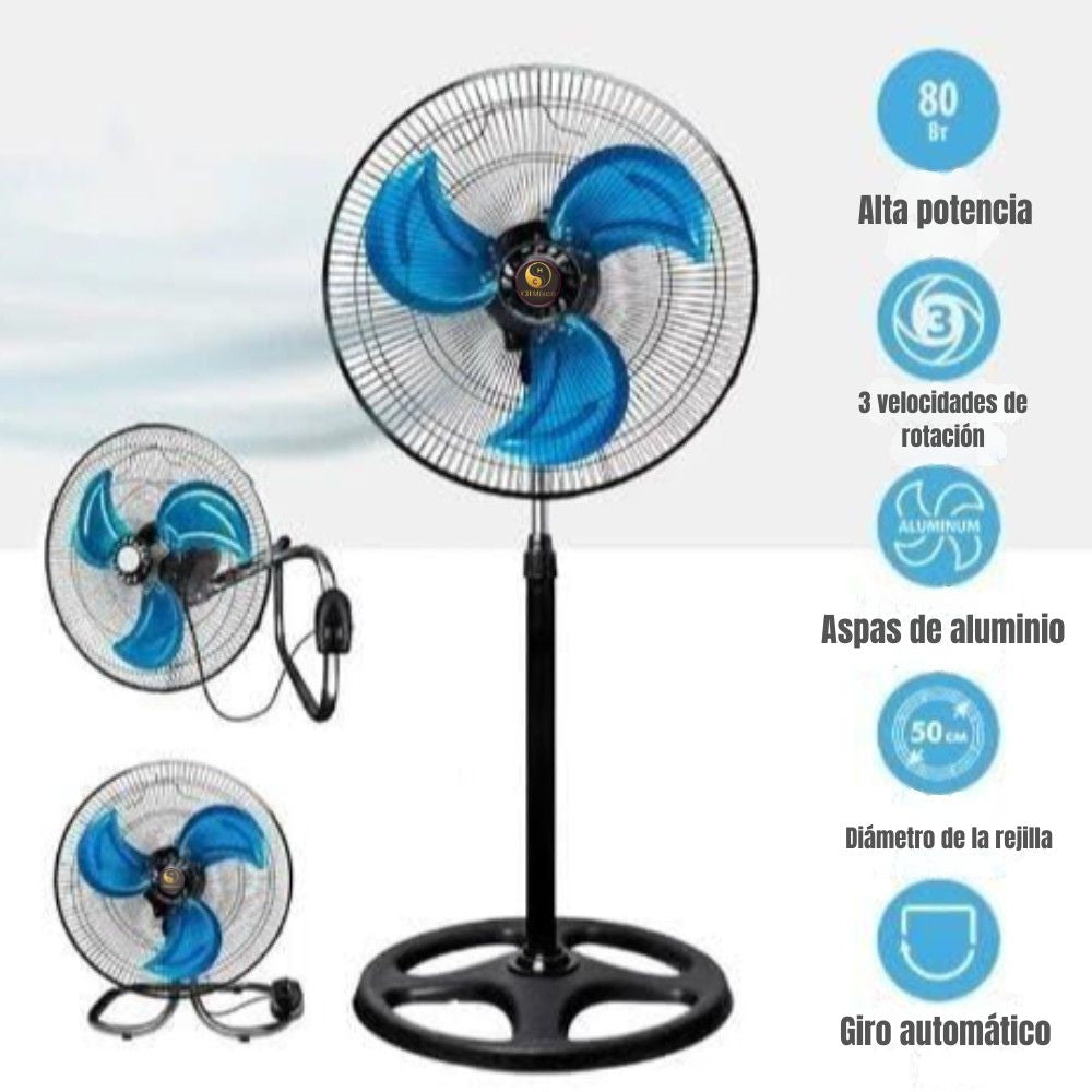 Ventilador alta velocidad de 18 pulgadas, Ajustable DGM-291F - Imagen 2