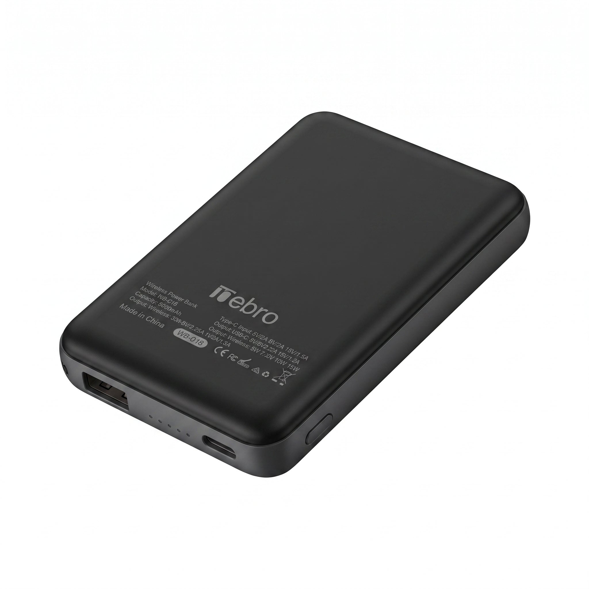 Power Bank Bateria Portátil NEBRO WB-018 5000mAh Carga Rápida PD 22.5W - Imagen 10
