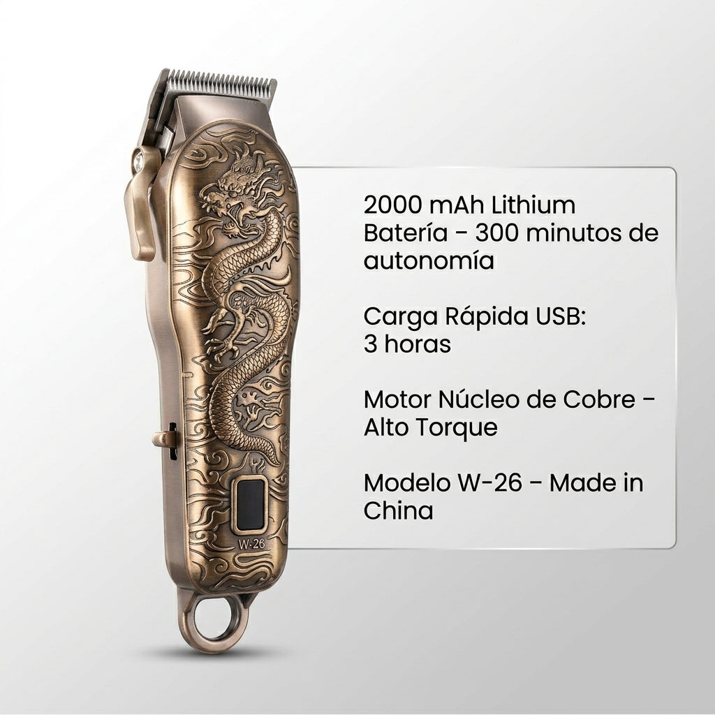 Recortadora de Cabello recargable Tipo C MOREKA W-26 - Imagen 6