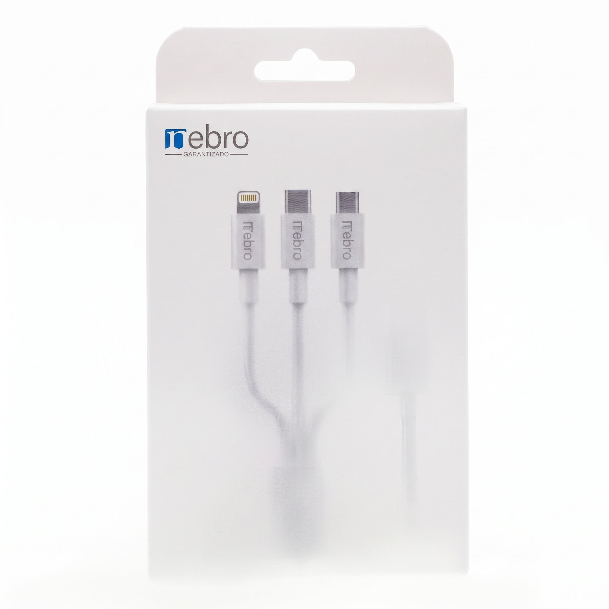 Cable 3 en 1 Nebro WD-013 V8, Lightning y Tipo C - Imagen 8