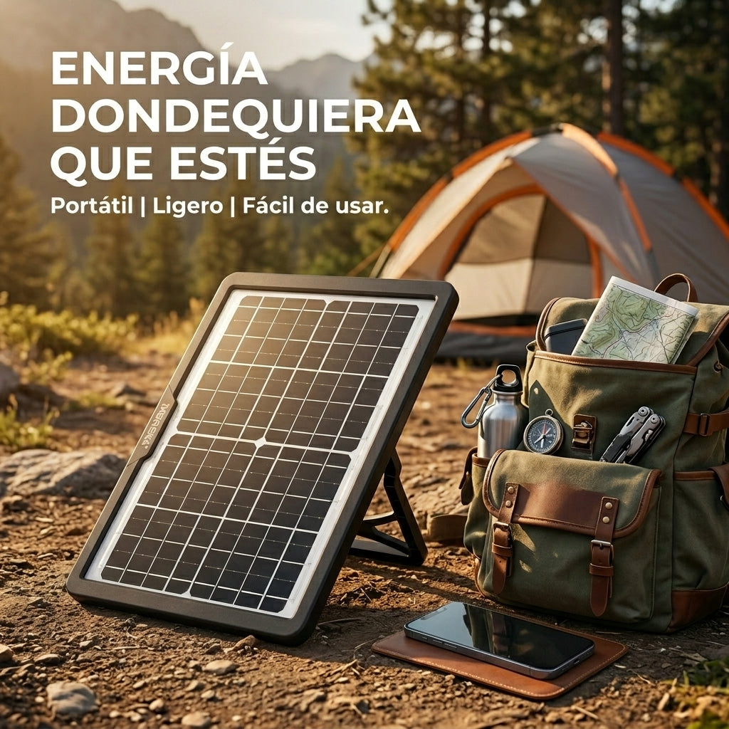 Panel Solar Portátil Moreka MOR-120 - Imagen 2