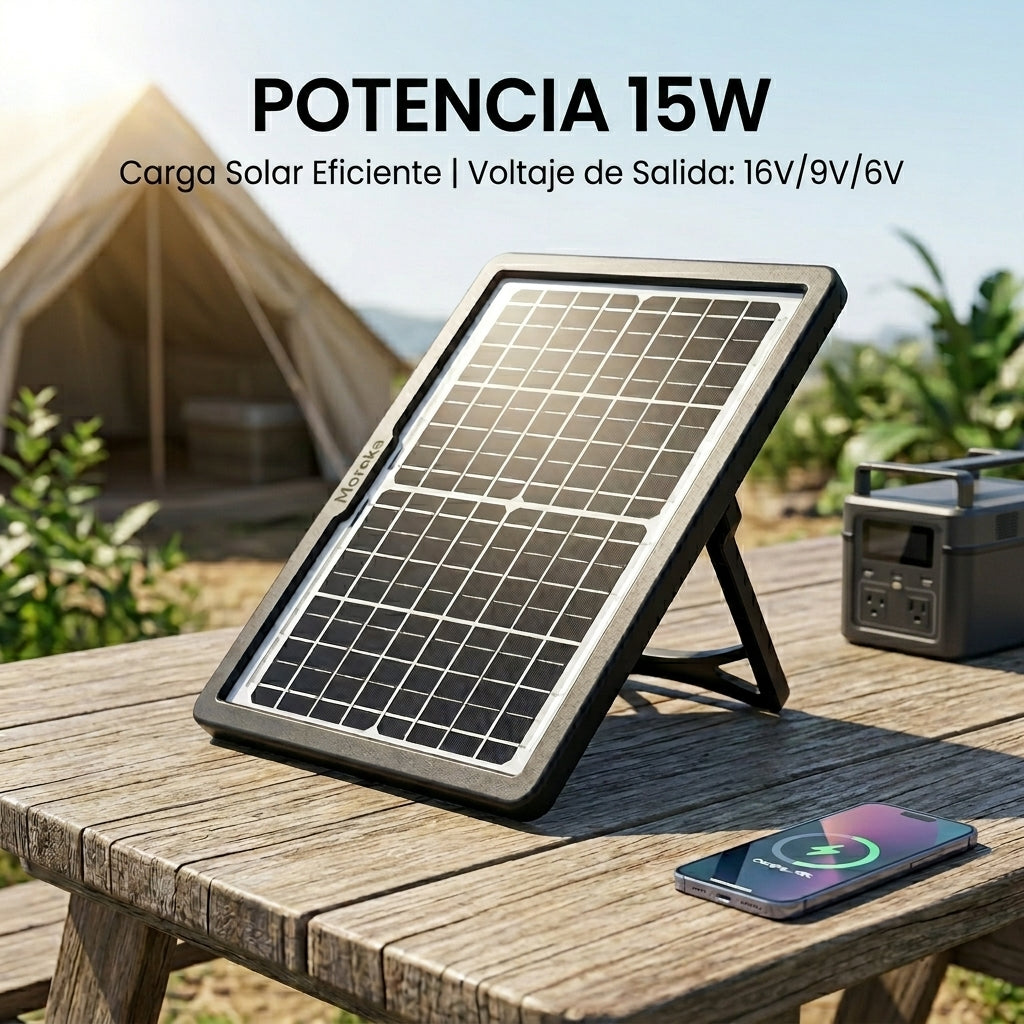 Panel Solar Portátil Moreka MOR-120 - Imagen 3