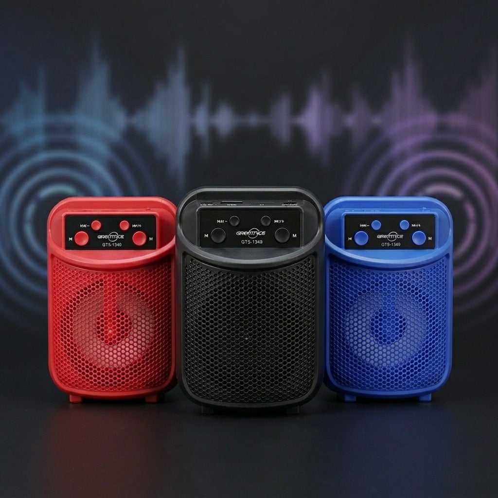 Bocina Bluetooth Recargable Greatnice GTS-1349 Inalámbrica USB RADIO FM 5W - Imagen 2