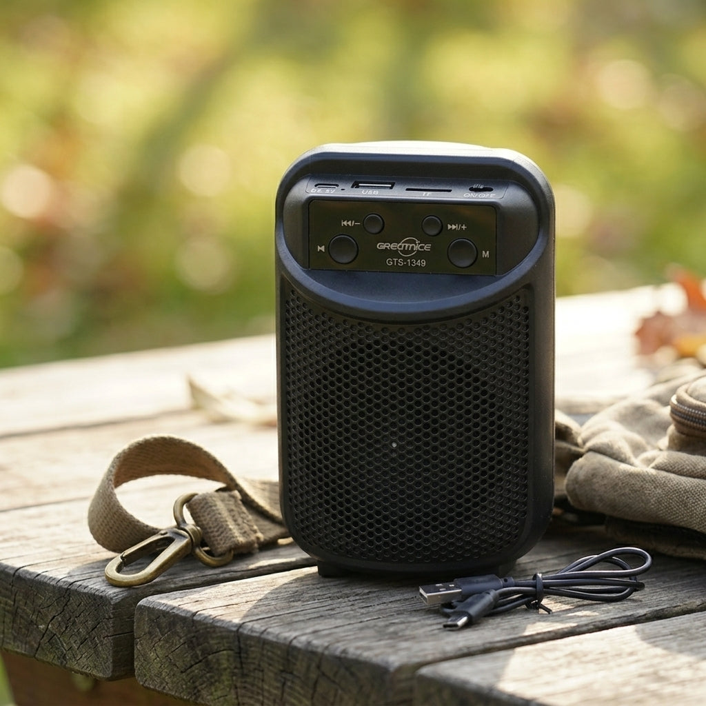 Bocina Bluetooth Recargable Greatnice GTS-1349 Inalámbrica USB RADIO FM 5W - Imagen 3