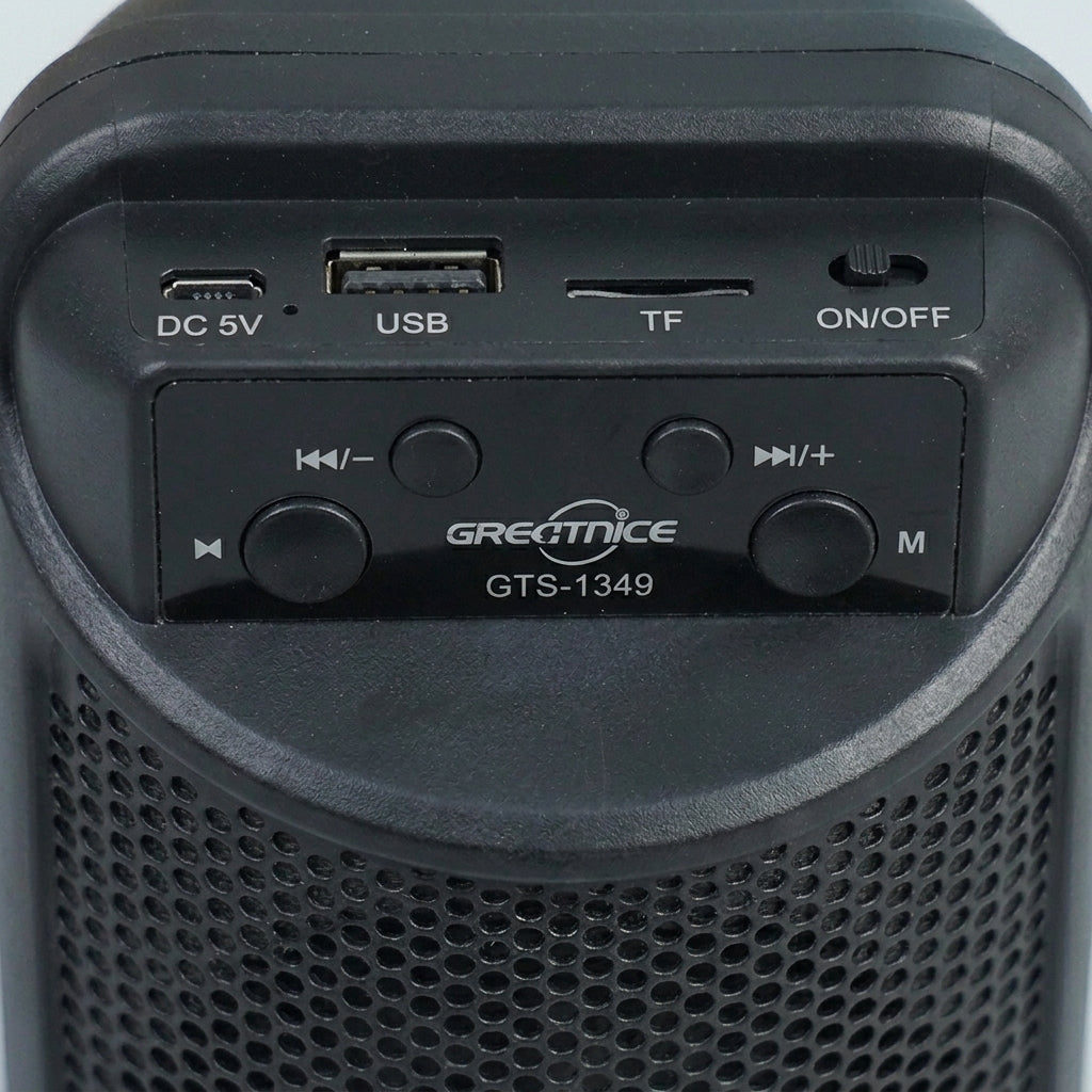 Bocina Bluetooth Recargable Greatnice GTS-1349 Inalámbrica USB RADIO FM 5W - Imagen 8