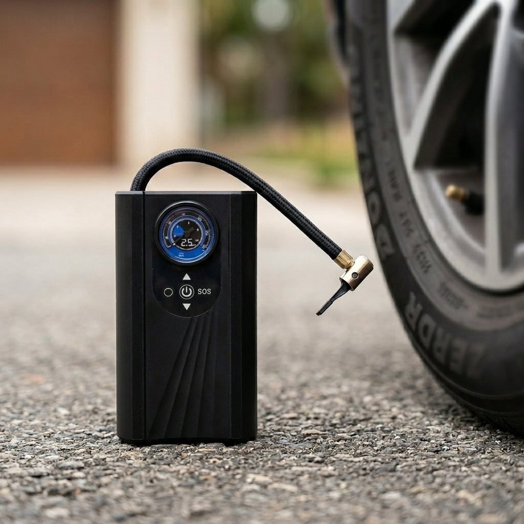 Bomba de Aire Electrica para automóvil BUYTITI MR-929 - Imagen 4