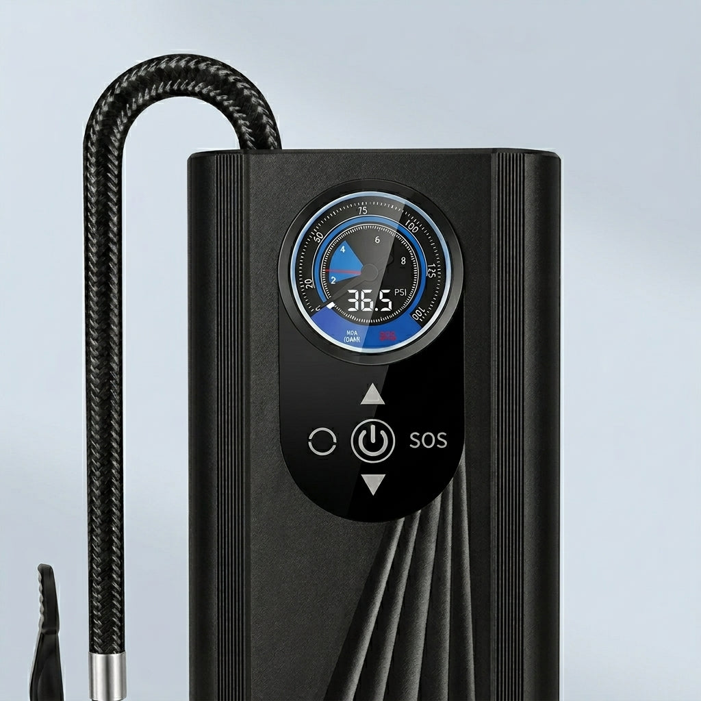 Bomba de Aire Electrica para automóvil BUYTITI MR-929 - Imagen 5