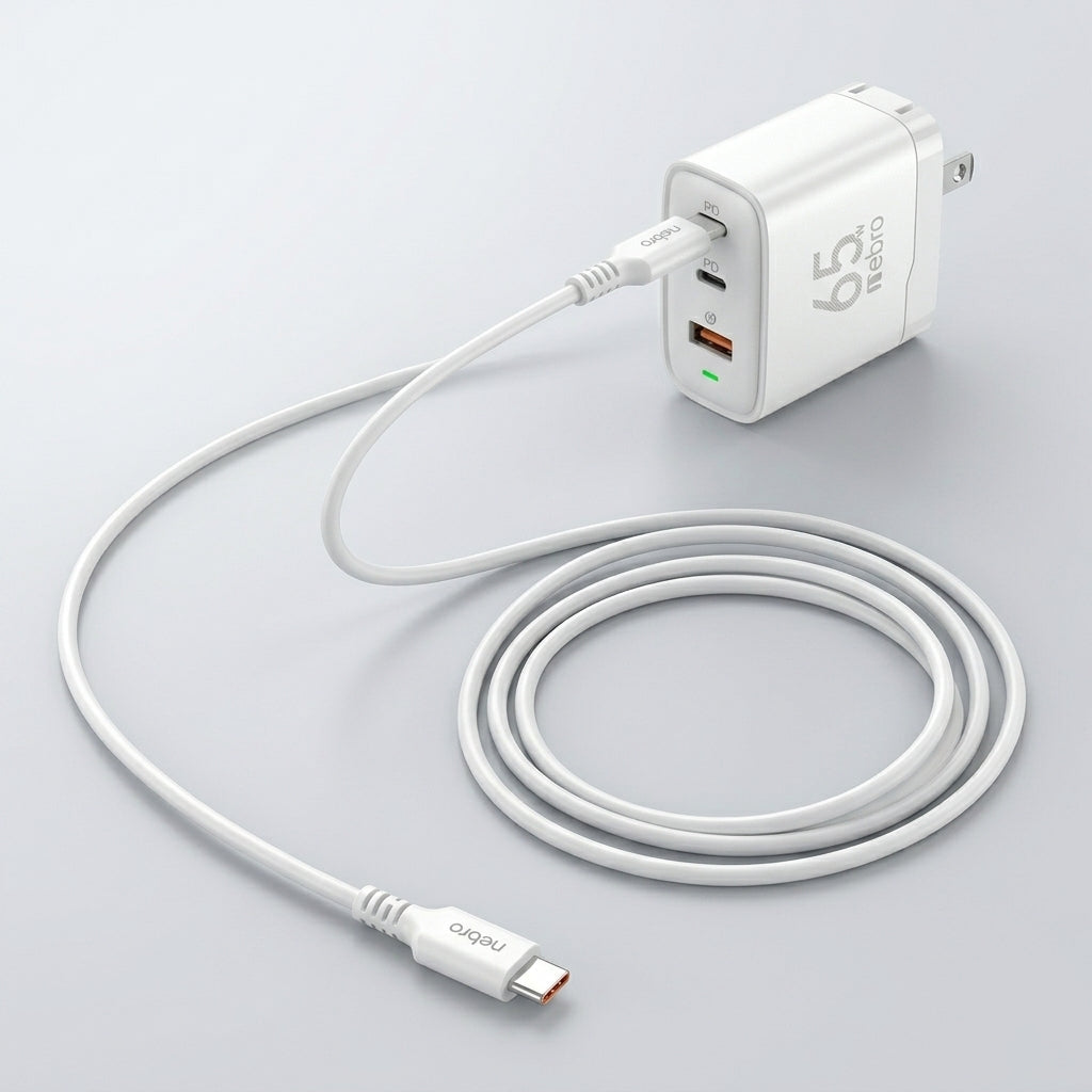 Cargador GaN 65W Nebro VGA-056T - Imagen 8