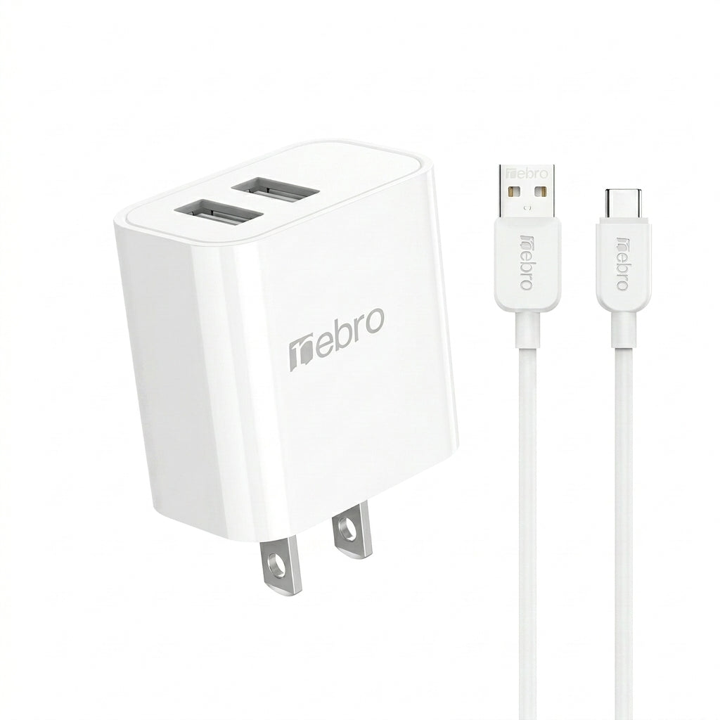 Cargador de Pared Doble USB Nebro WCA-003 - Imagen 1