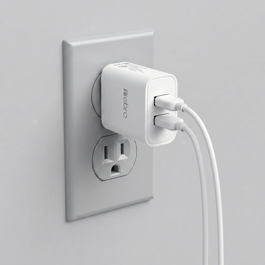 Cargador de Pared Doble USB Nebro WCA-003 - Imagen 3