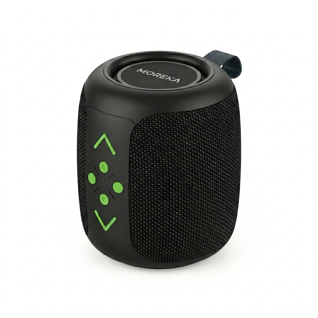 Altavoz Inalámbrico Portátil Moreka-446 Luz RGB 8W — Bluetooth, USB, Radio FM - Imagen 1