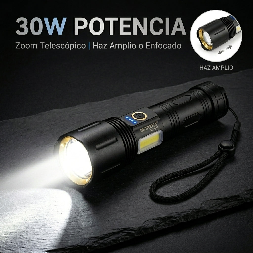 Linterna Recargable LED MOREKA MT-019 Alta potencia - Imagen 5