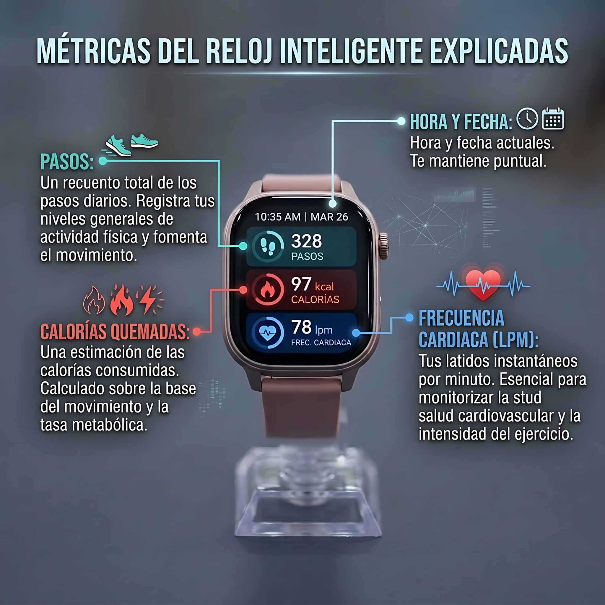Reloj Inteligente Smart Watch Moreka R13 IP68 - Imagen 2