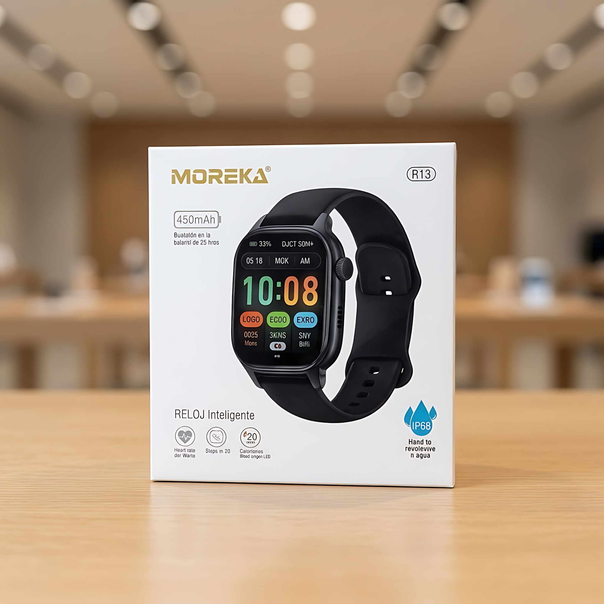 Reloj Inteligente Smart Watch Moreka R13 IP68 - Imagen 8