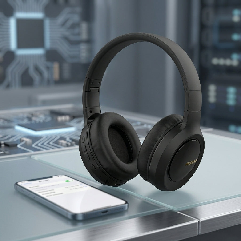 Audífonos Inalámbricos Moreka BL019 ANC 19hrs Batería — Bluetooth 5.3 TWS - Imagen 4