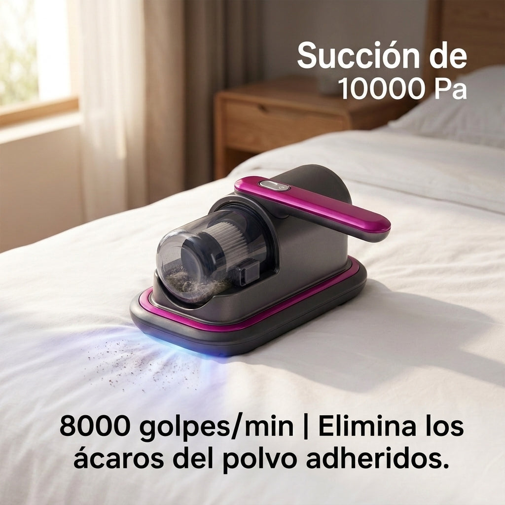Aspiradora Eléctrica Antiacaros Esterilizador UV 5V 100 CC-002 - Imagen 2