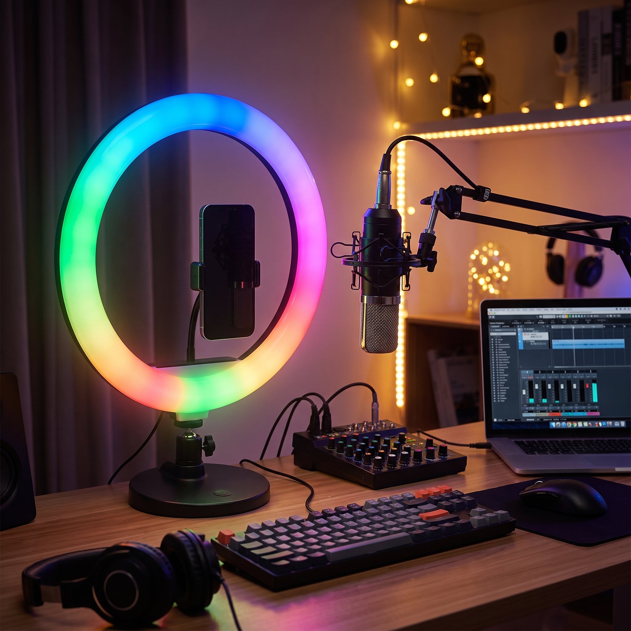 Aro de Luz LED RGB MJ-36 - Imagen 7