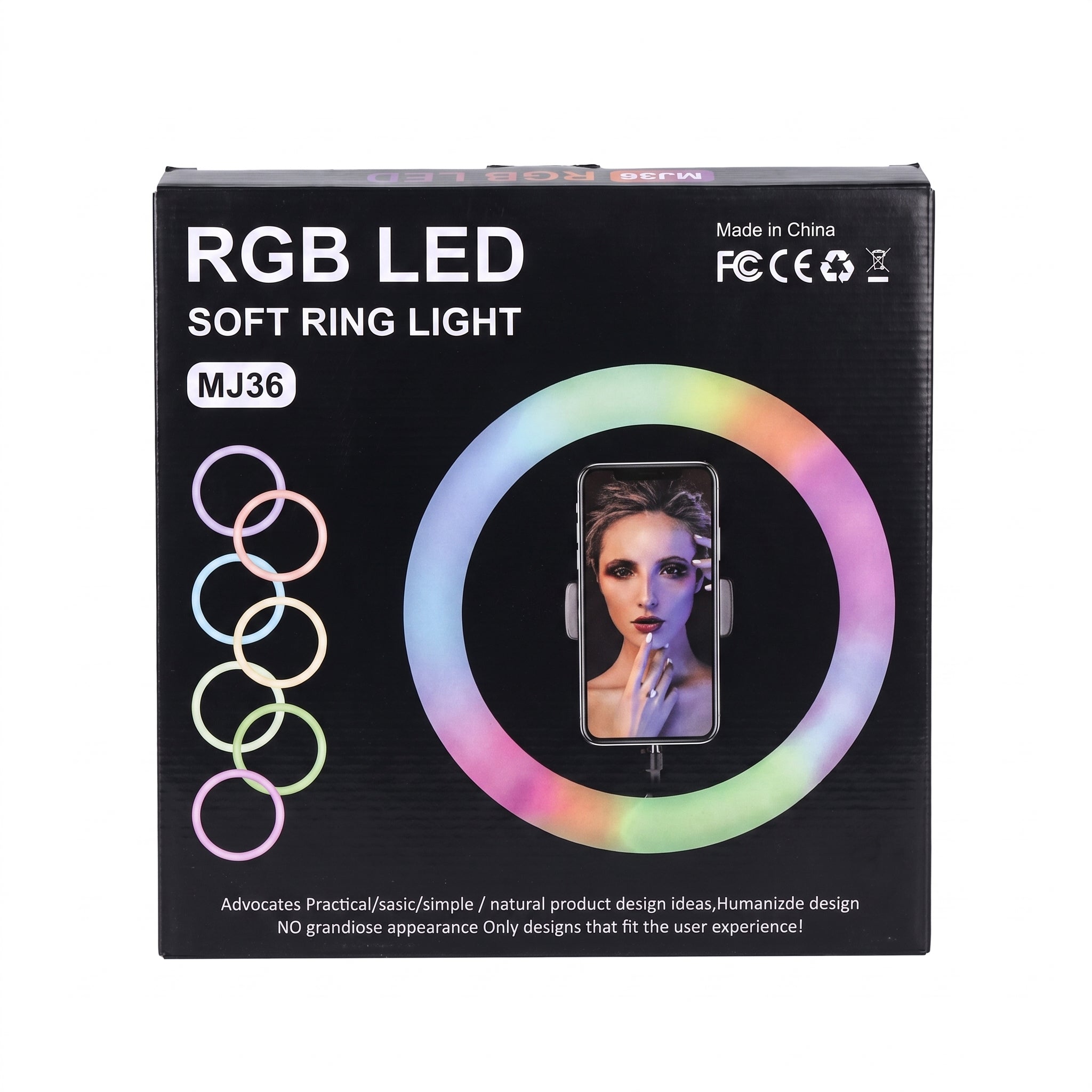 Aro de Luz LED RGB MJ-36 - Imagen 8