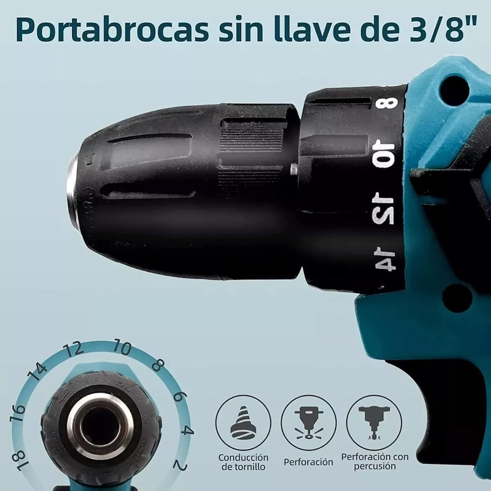 24V Taladro Inalambrico Tres En Uno - Imagen 3