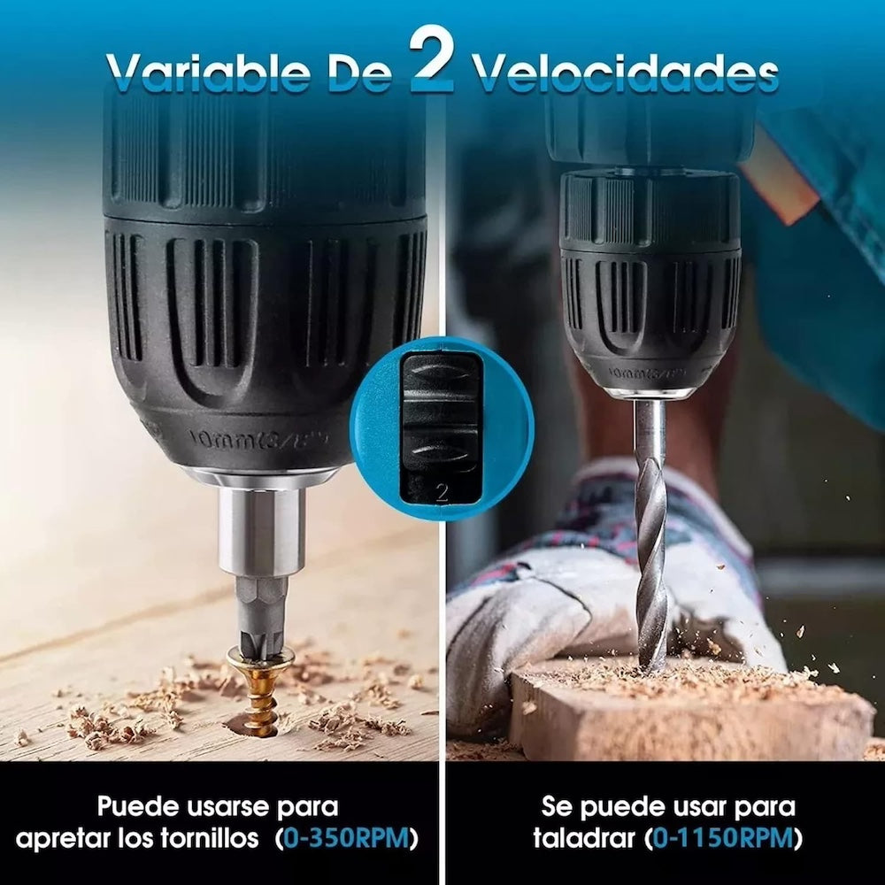 24V Taladro Inalambrico Tres En Uno - Imagen 5