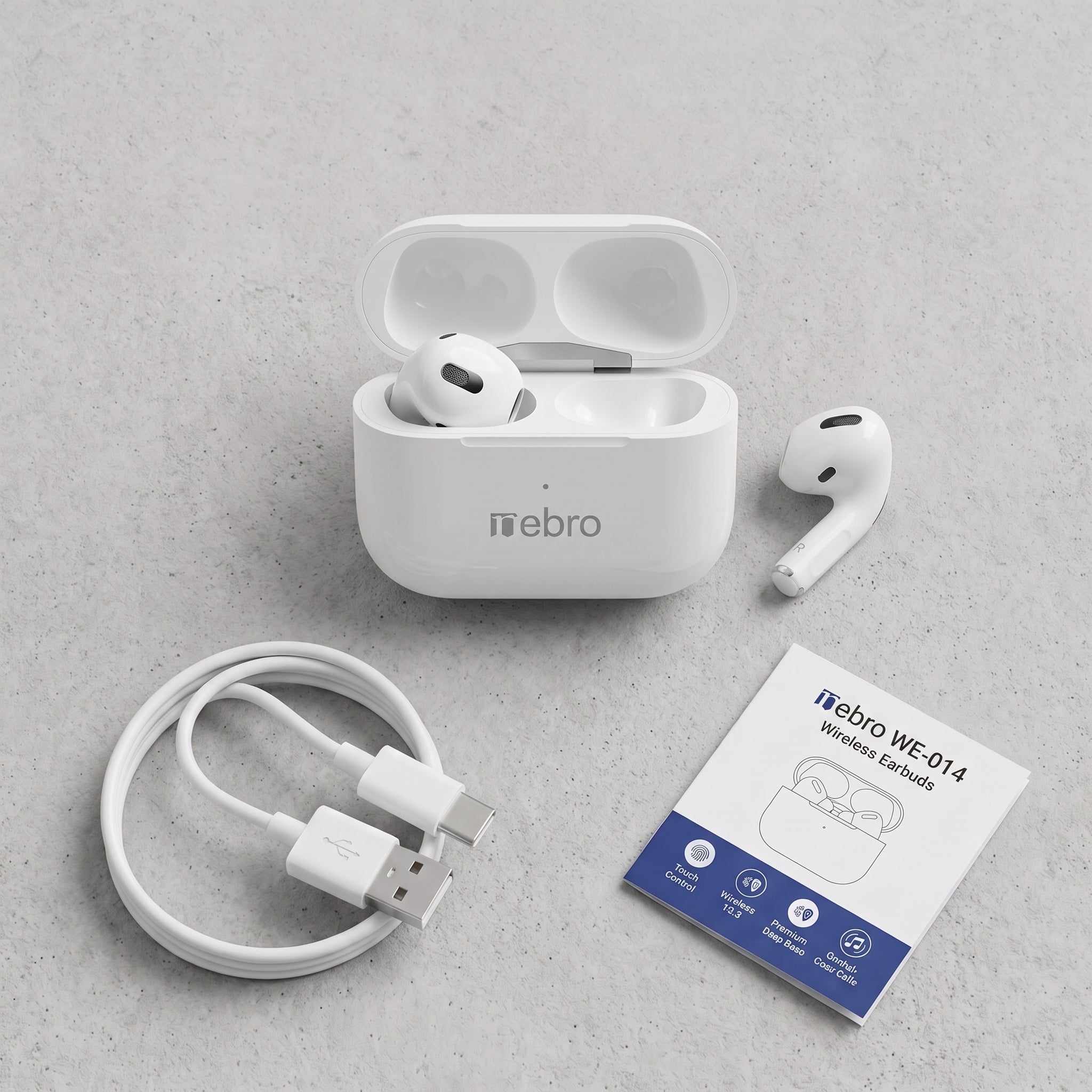 Audífonos Inalámbricos Nebro WE-014 — Bluetooth 5.3 TWS - Imagen 7