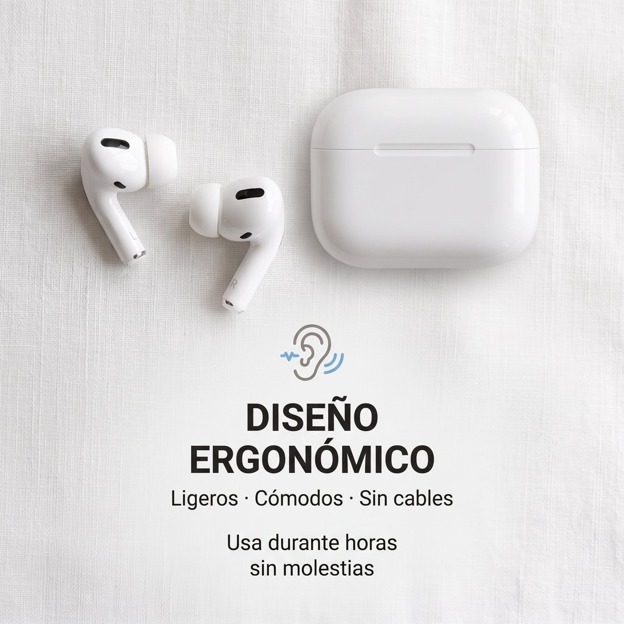 Audífonos Inalámbricos Nebro-W5: Cancelación de Ruido Deep Bass — Bluetooth 5.3 TWS - Imagen 4