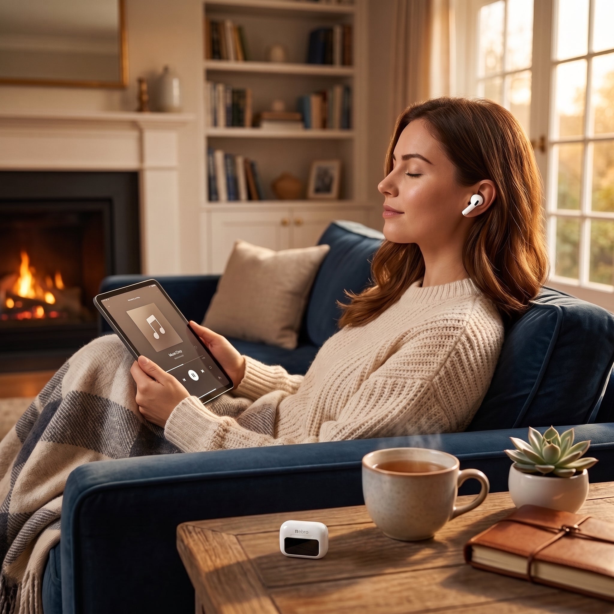 Audifonos Nebro WE-523 Estuche Pantalla Sonido HiFi Bluetooth 5.3 - Imagen 6
