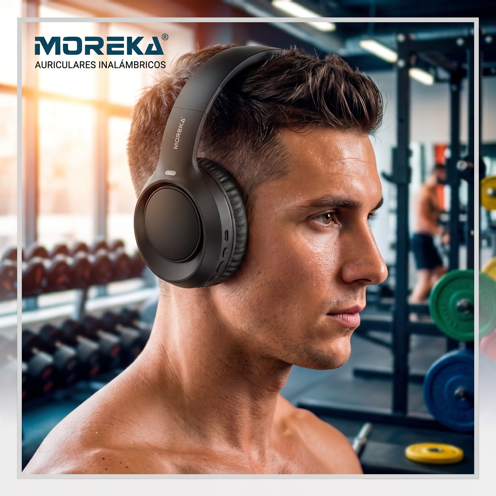 Audífonos Inalámbricos Moreka BL032: Bluetooth 5.4 Diadema - Imagen 2