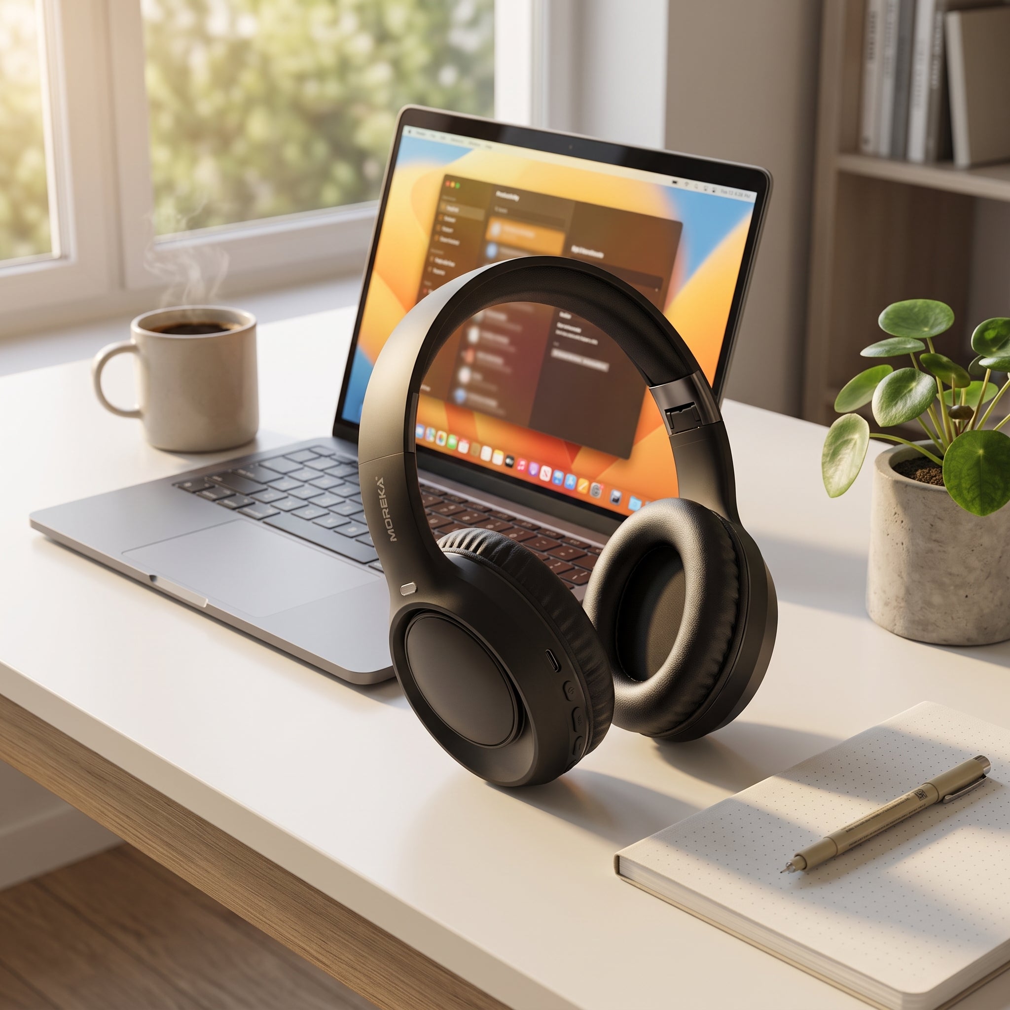 Audífonos Inalámbricos Moreka BL032: Bluetooth 5.4 Diadema - Imagen 10