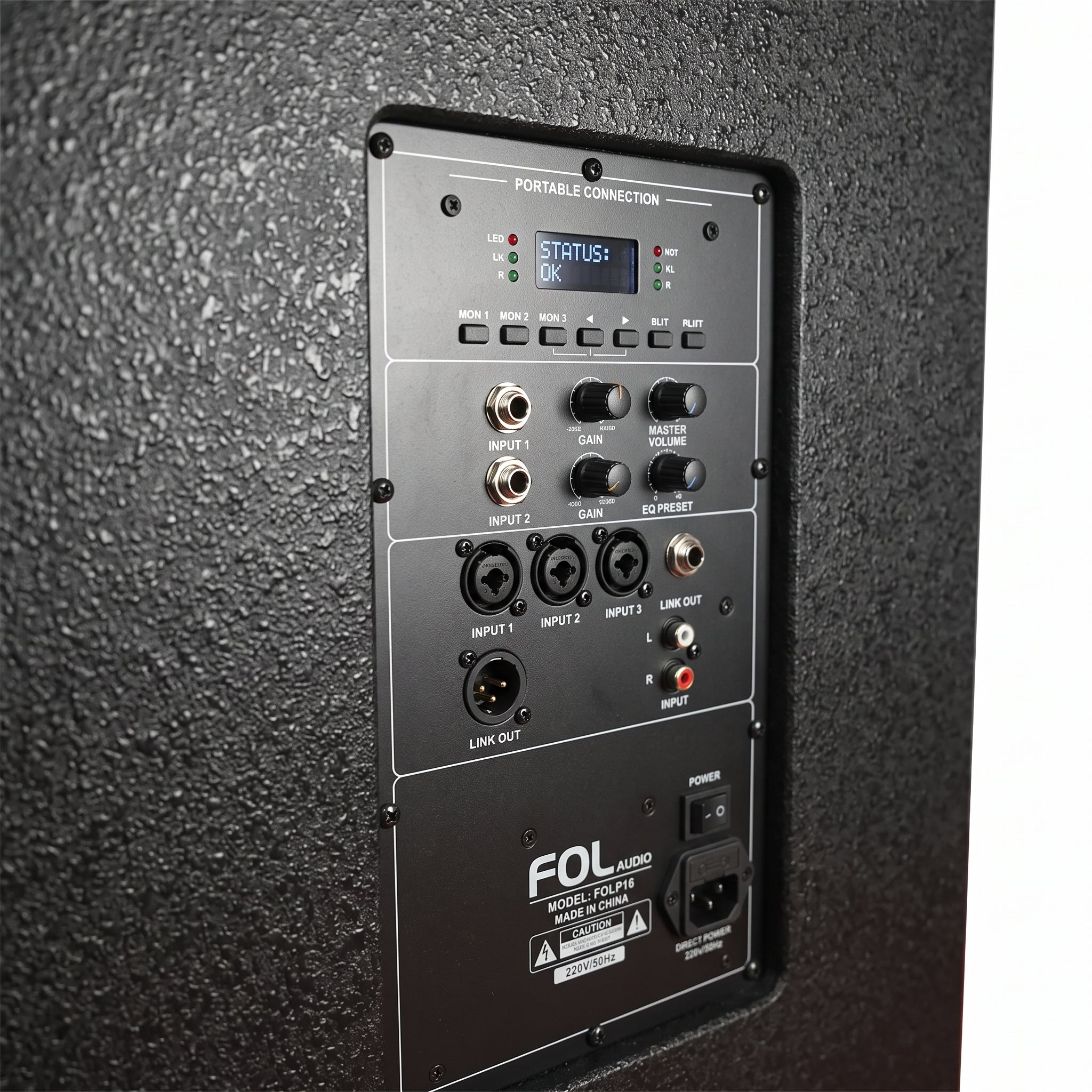 Torre de Sonido FOL FS-T939 600W - 2 micrófonos - Imagen 8