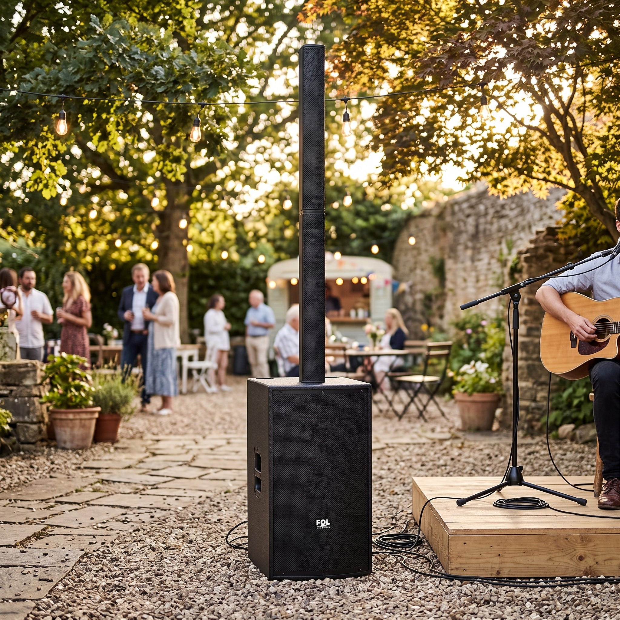 Torre de Sonido FOL FS-T939 600W - 2 micrófonos - Imagen 9