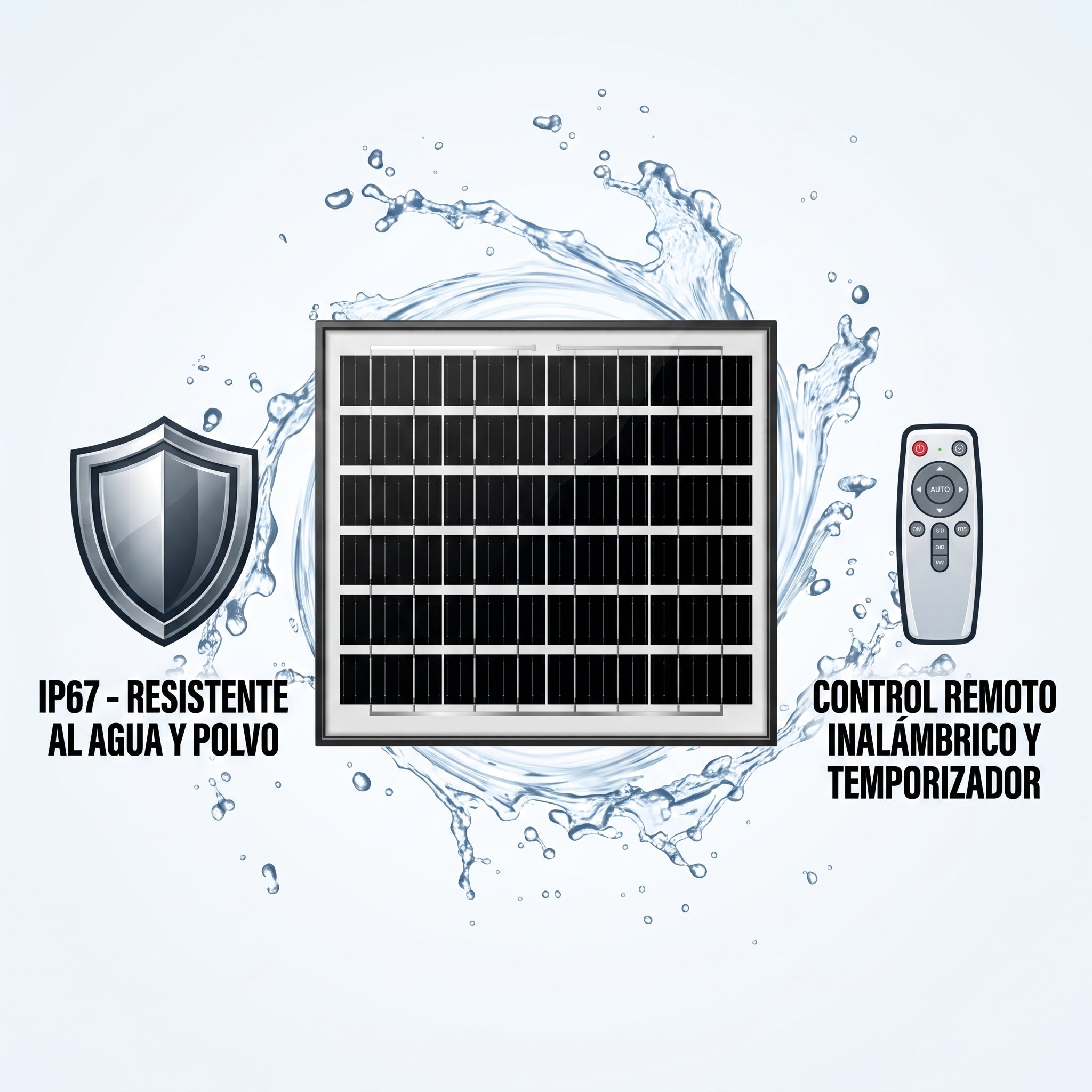 Lámpara Solar Reflector Moreka MOR-200H 200W IP67 Control 15000 mAh - Imagen 6