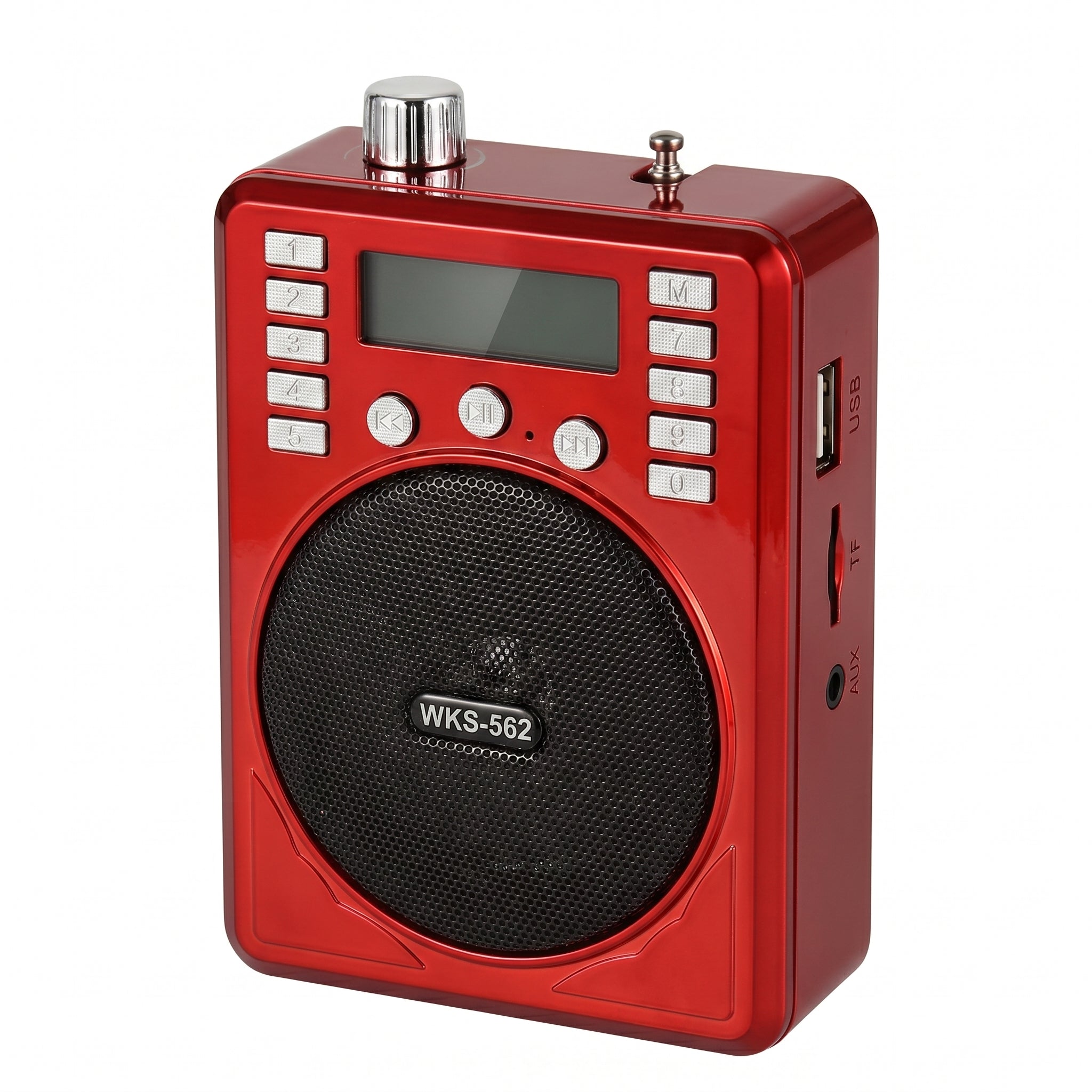 Bocina Radio Portátil AM/FM Bluetooth Büytiti WKS-562 USB Micro SD - Imagen 9