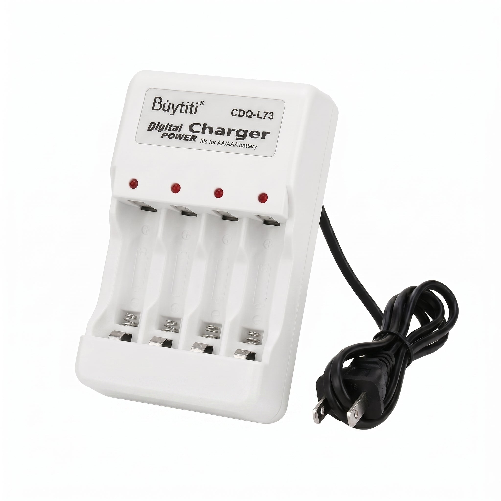 Cargador de Pilas AA/AAA Baterias BuyTiti CDQ-L73 con Indicador LED