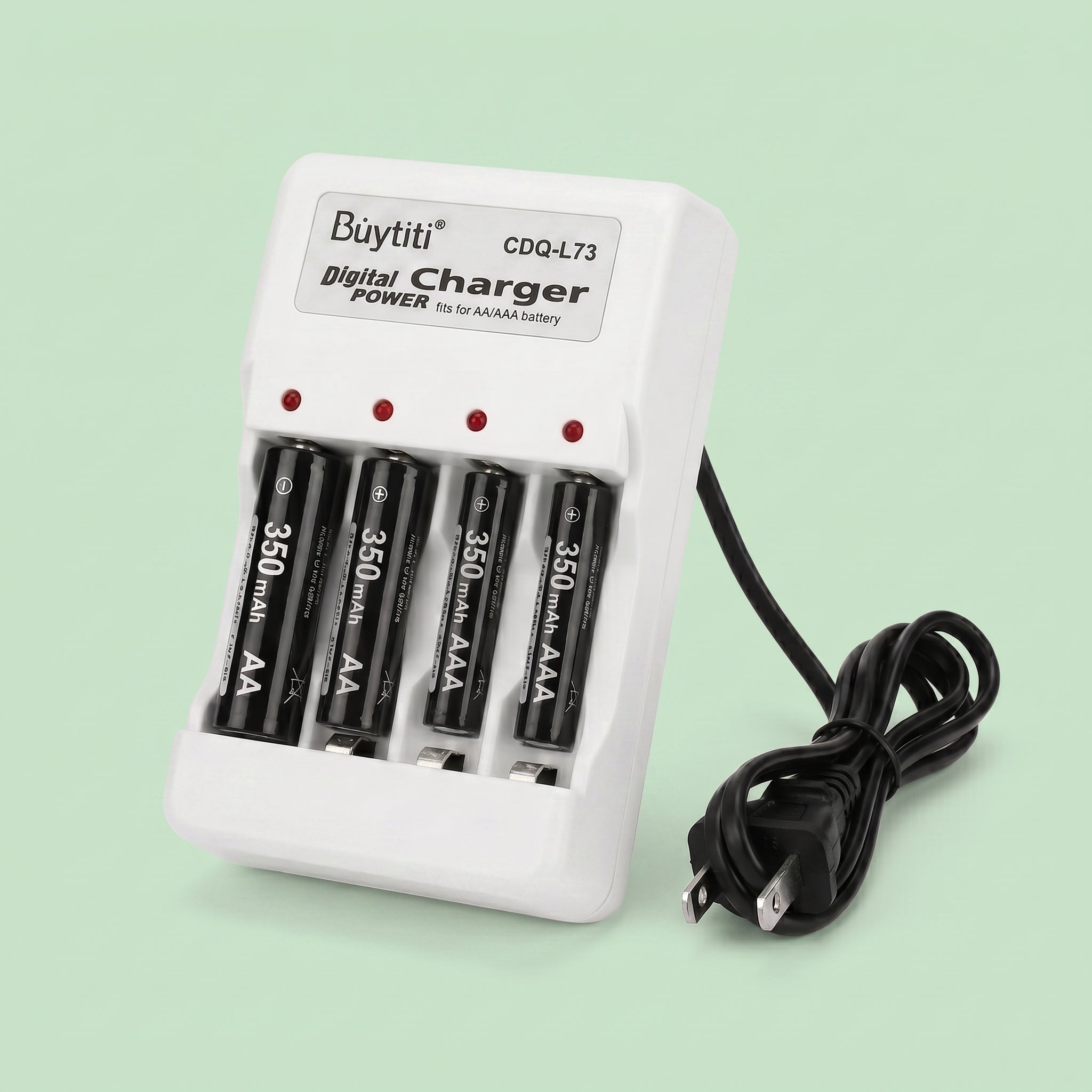 Cargador de Pilas AA/AAA Baterias BuyTiti CDQ-L73 con Indicador LED - Imagen 8