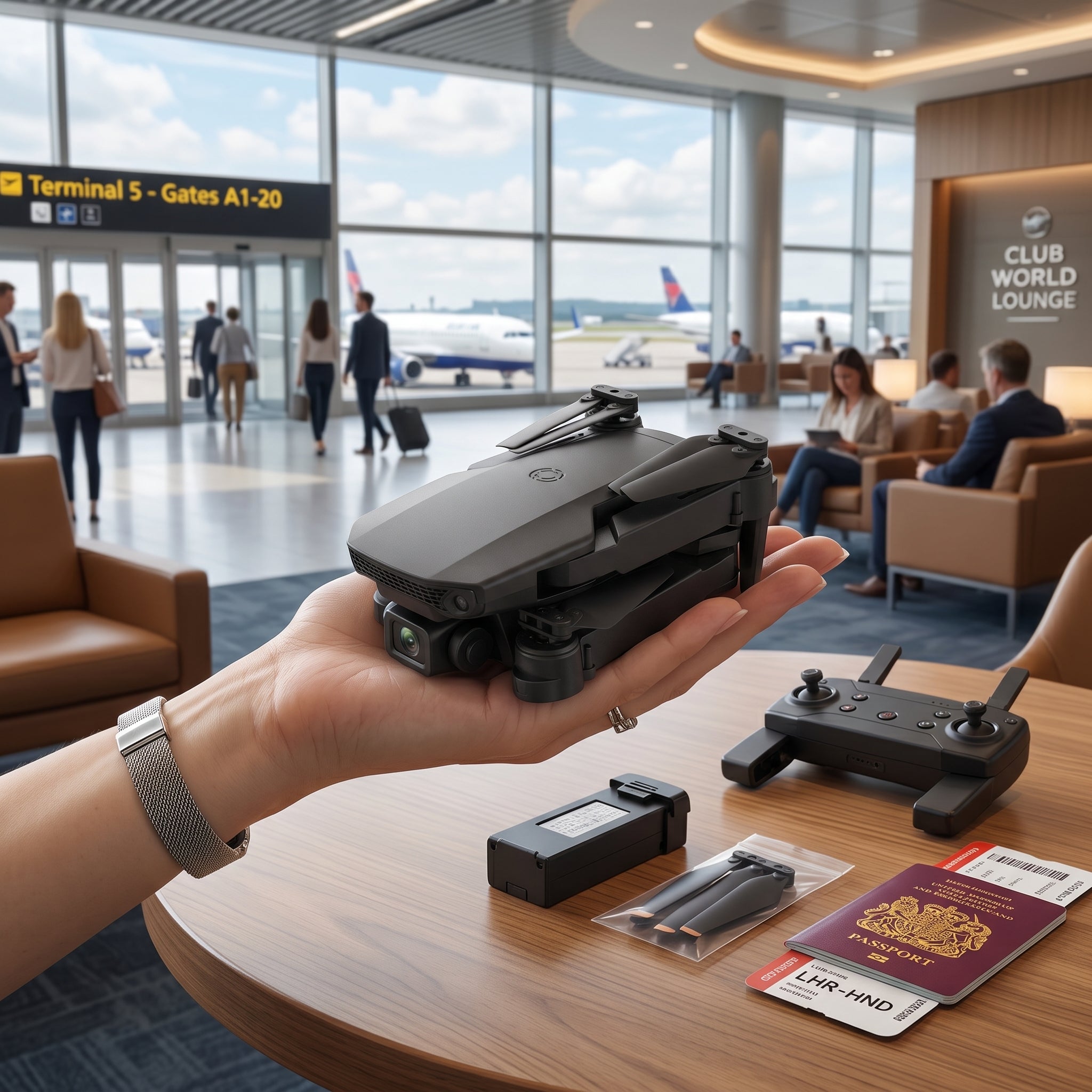 Dron Plegable E88 con Cámara 4K HD y Control por App - Imagen 6