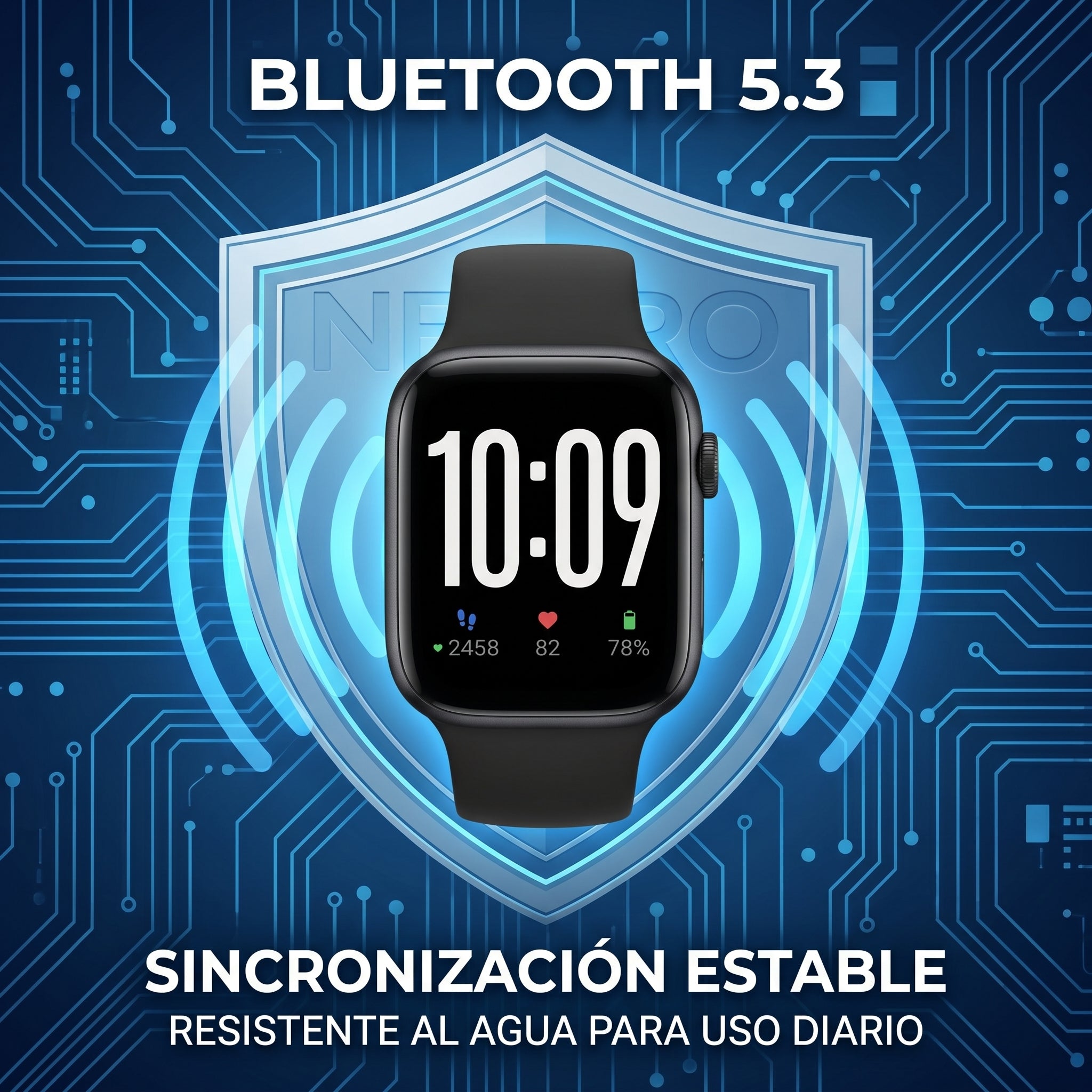 Smartwatch Reloj Inteligente Nebro WAT-101 Pantalla 2.01 Aleación Zinc Bluetooth - Imagen 4