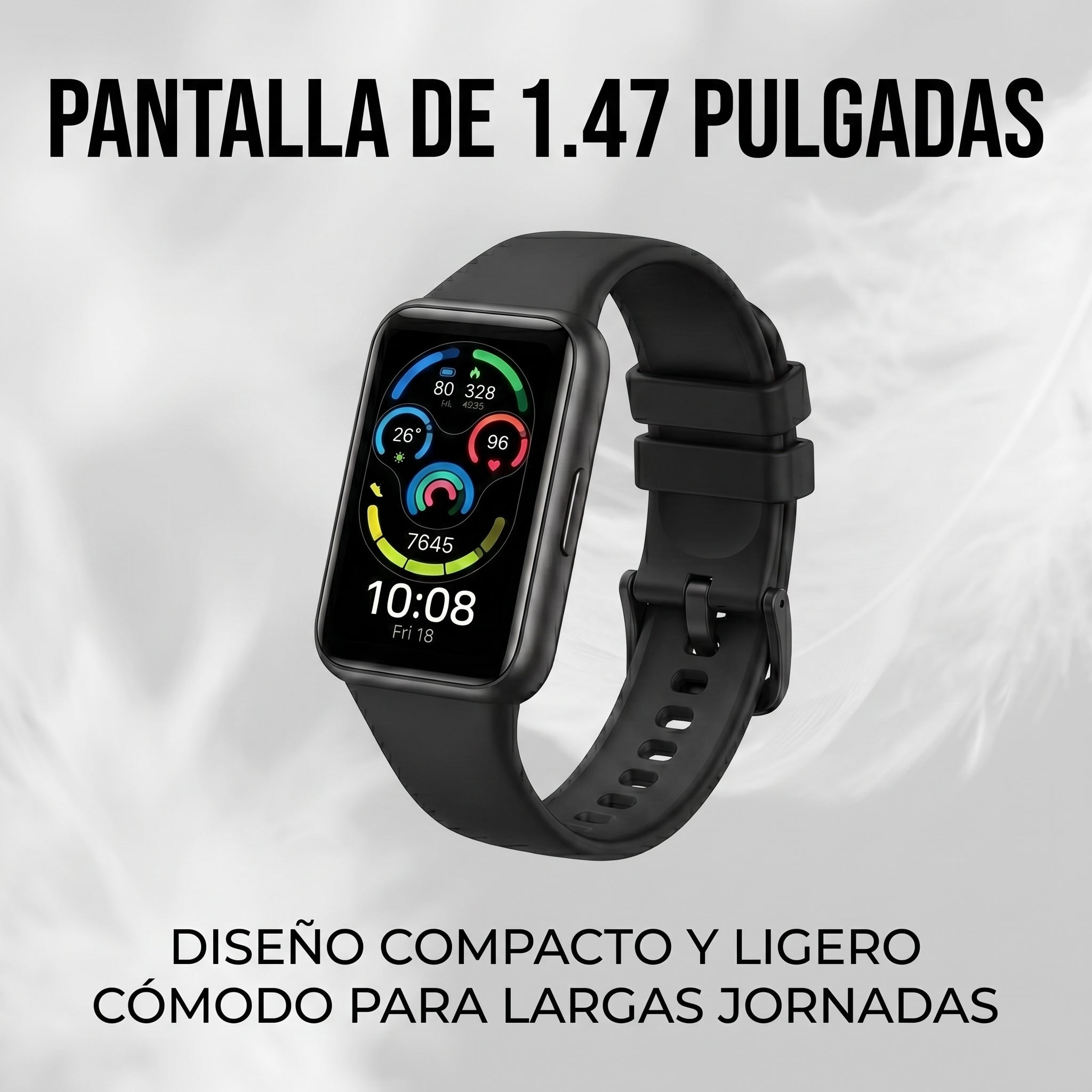 Smartwatch Reloj Inteligente Nebro WAT-102 Pantalla 1.47 IP67 Bluetooth - Imagen 4