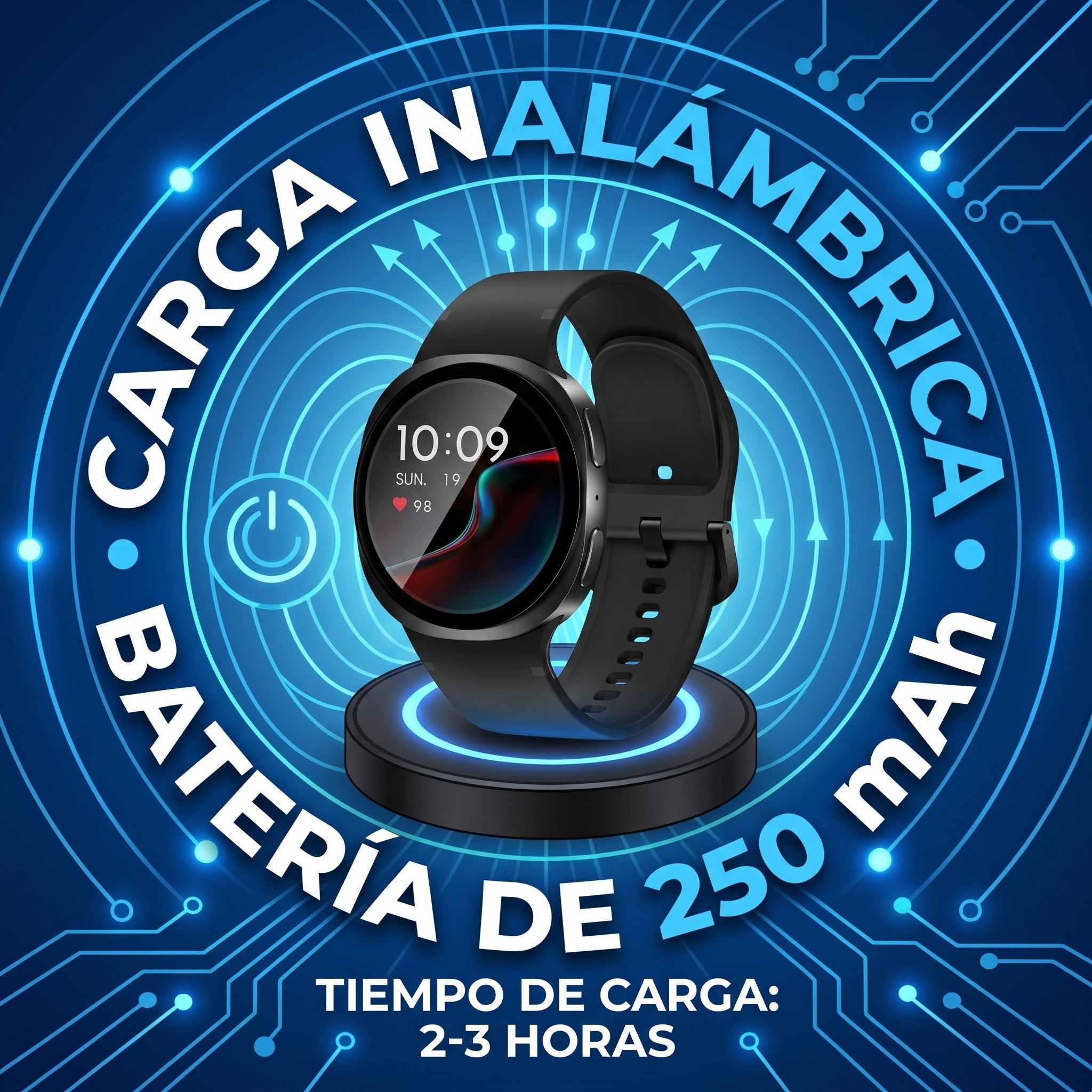 Smartwatch Reloj Inteligente Nebro WAT-104 Pantalla de 1.43 Aleación de Zinc Bluetooth - Imagen 4