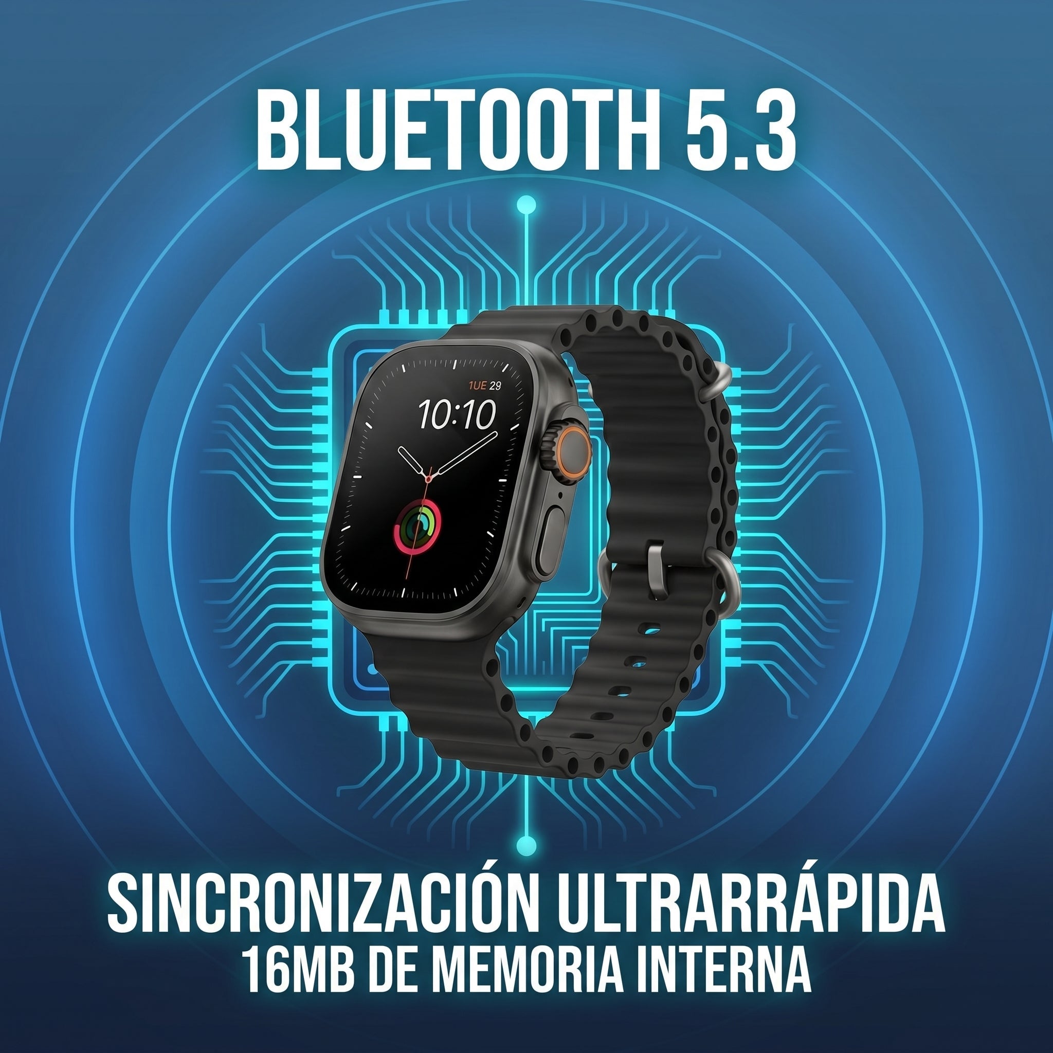 Smartwatch Reloj Inteligente Nebro WAT-105 Pantalla 2.01 Bluetooth - Imagen 4