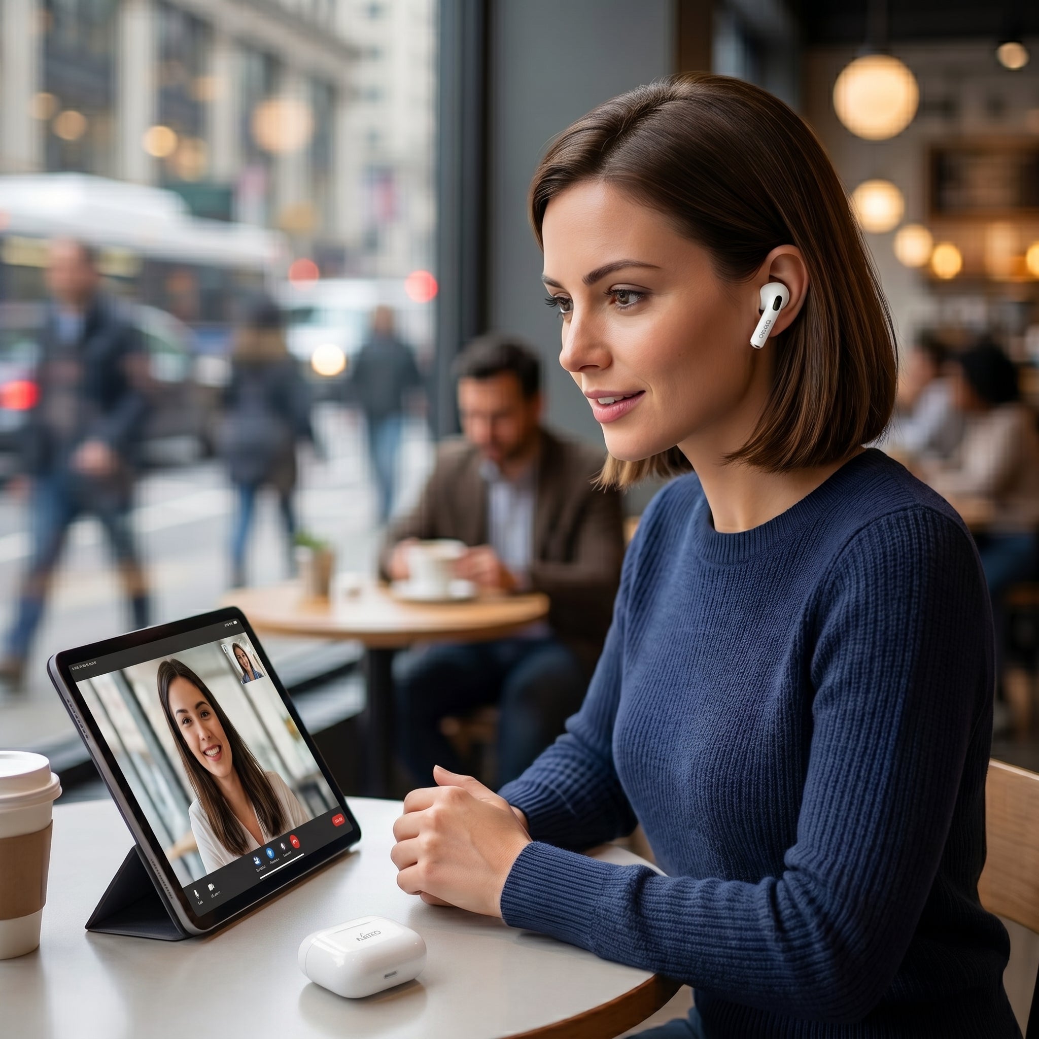 Audífonos Inalámbricos In Ear Nebro WE-013 Bluetooth Sonido Estéreo Control Táctil - Imagen 7