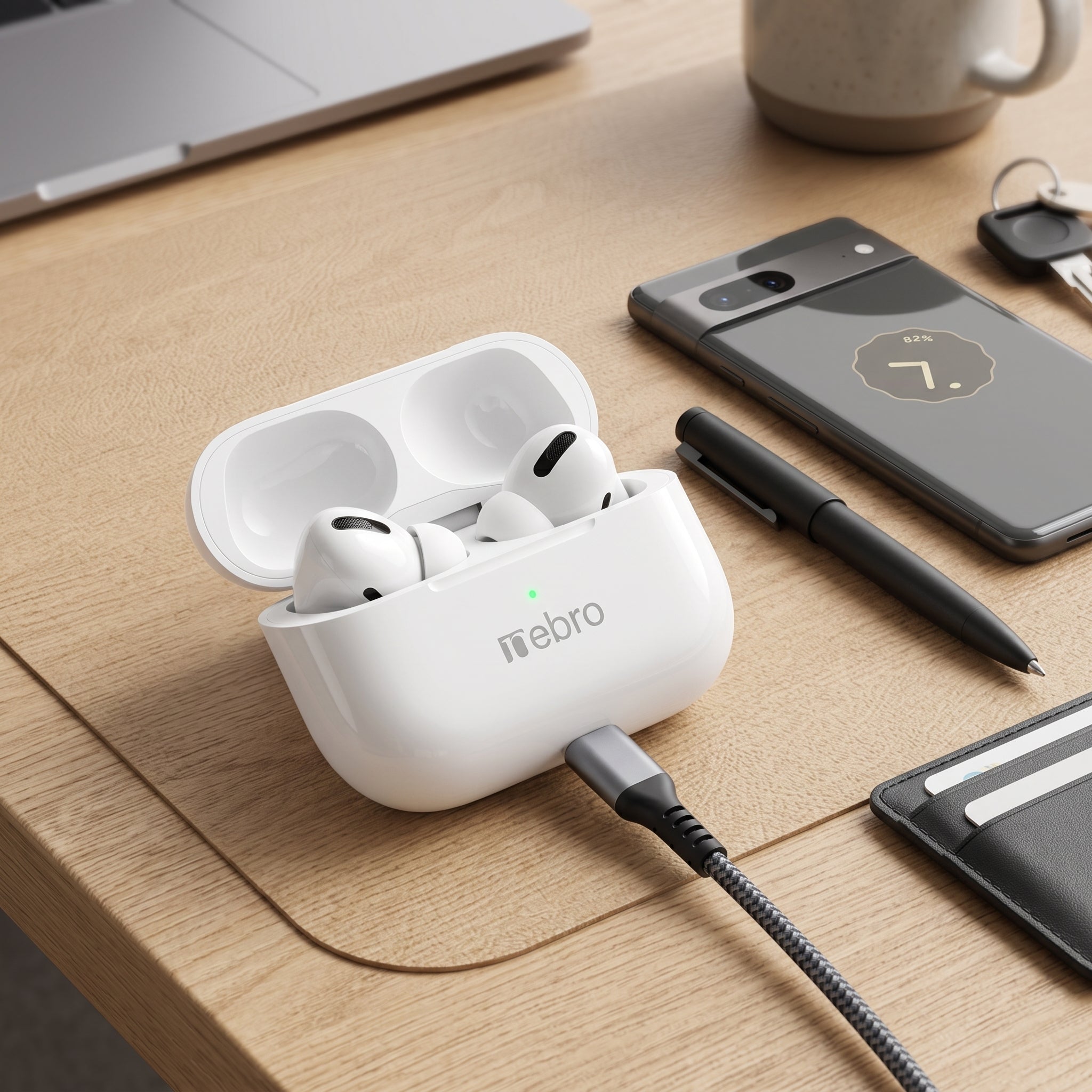 Audífonos Inalámbricos In Ear Nebro WE-013 Bluetooth Sonido Estéreo Control Táctil - Imagen 8