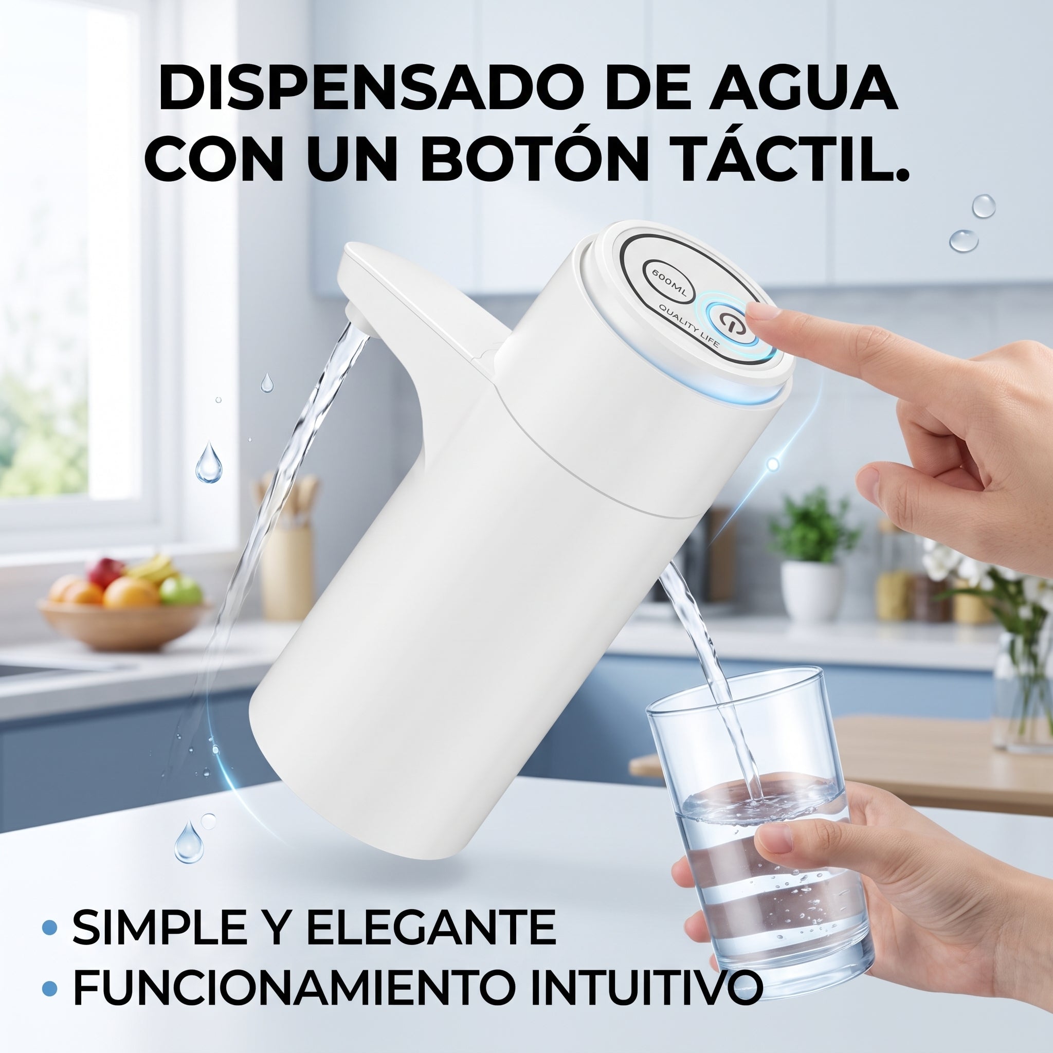 Bomba de Agua Eléctrica Inteligente Táctil CSQ02 YISEN - Imagen 4