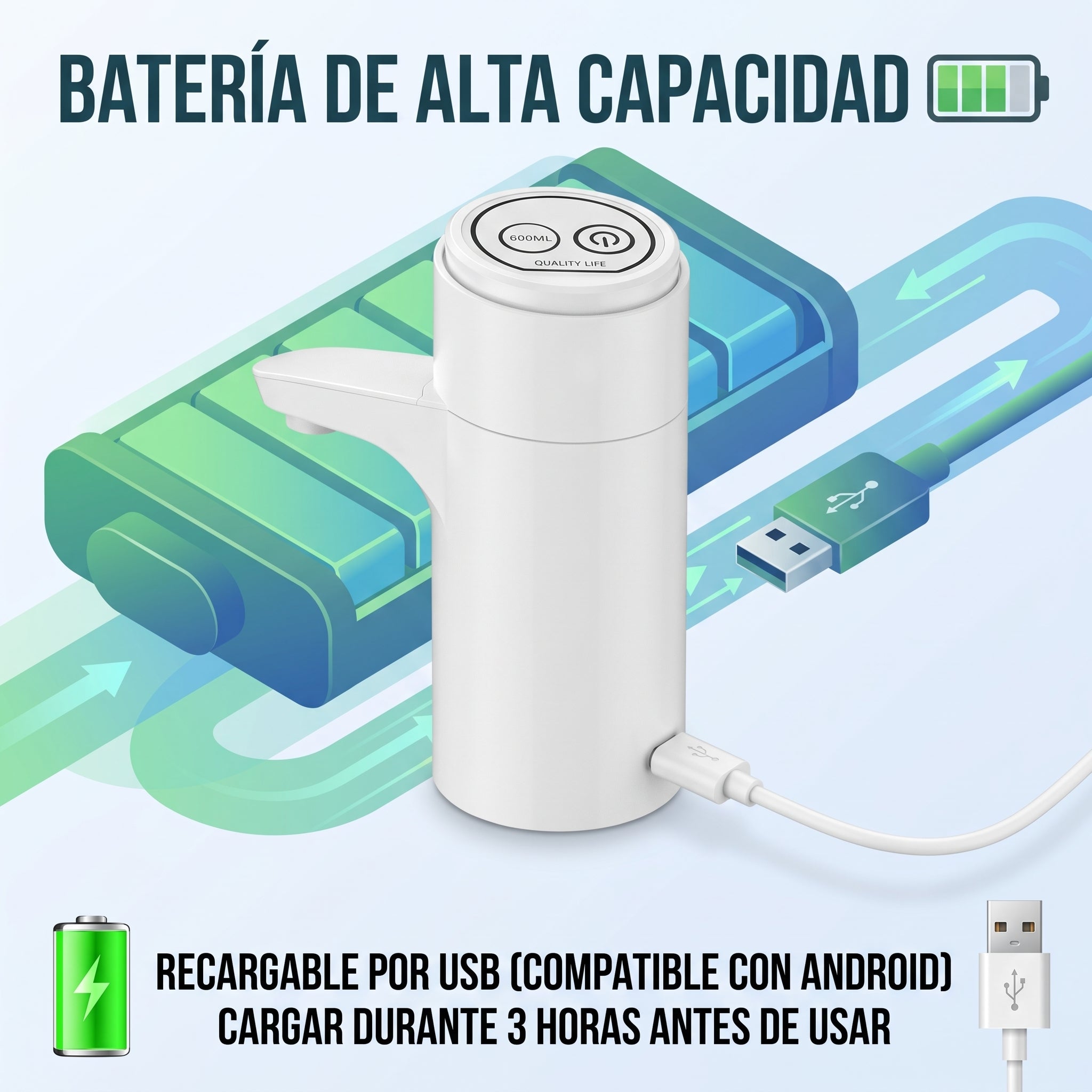 Bomba de Agua Eléctrica Inteligente Táctil CSQ02 YISEN - Imagen 6