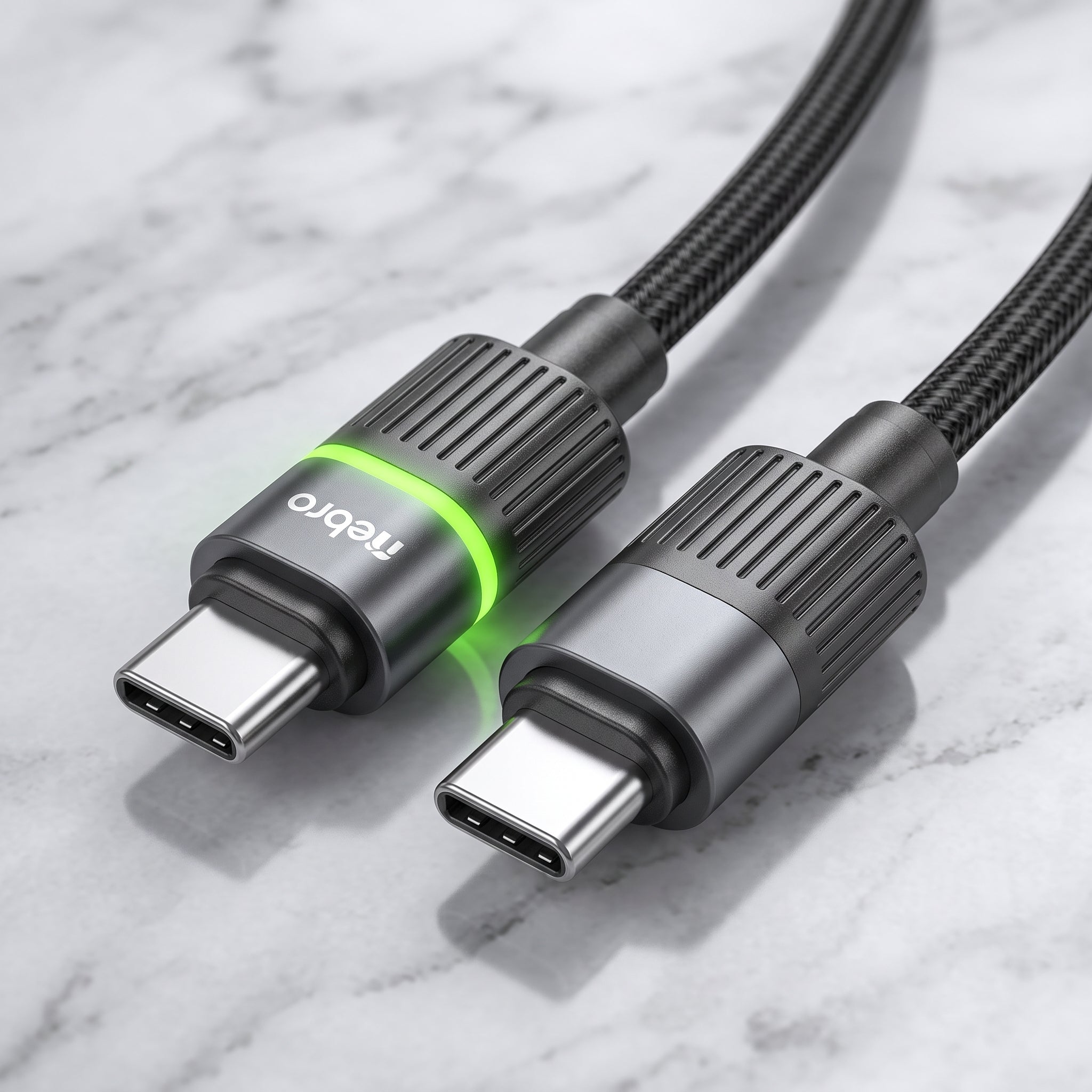Cable de Carga Rápida Nebro WD-341 65W Tipo-C a Tipo-C Aleación de Zinc - Imagen 7