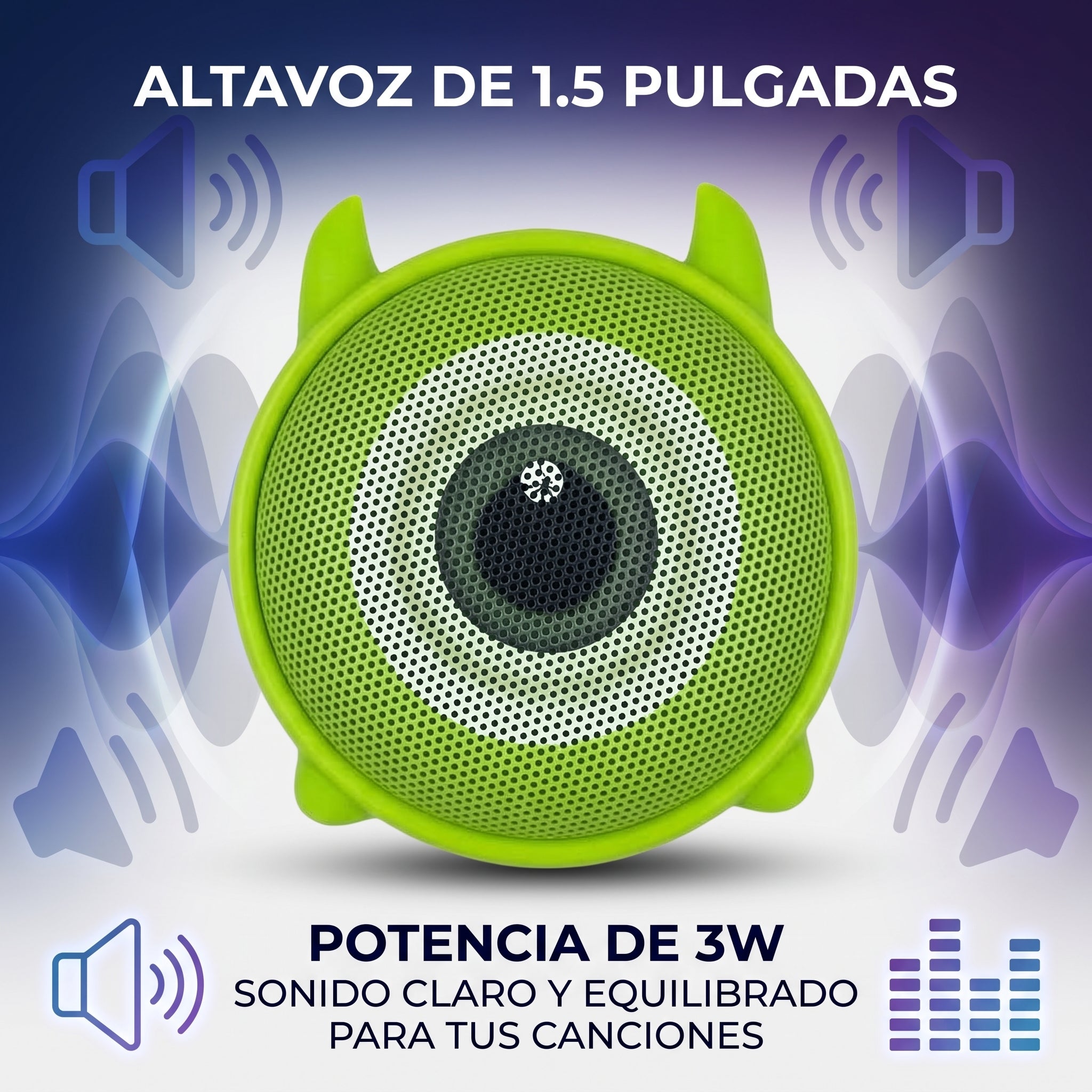 Mini Bocina Bluetooth FOL FS-S101A con 3W, Bluetooth 5.0 y Cordón Portátil - Imagen 6